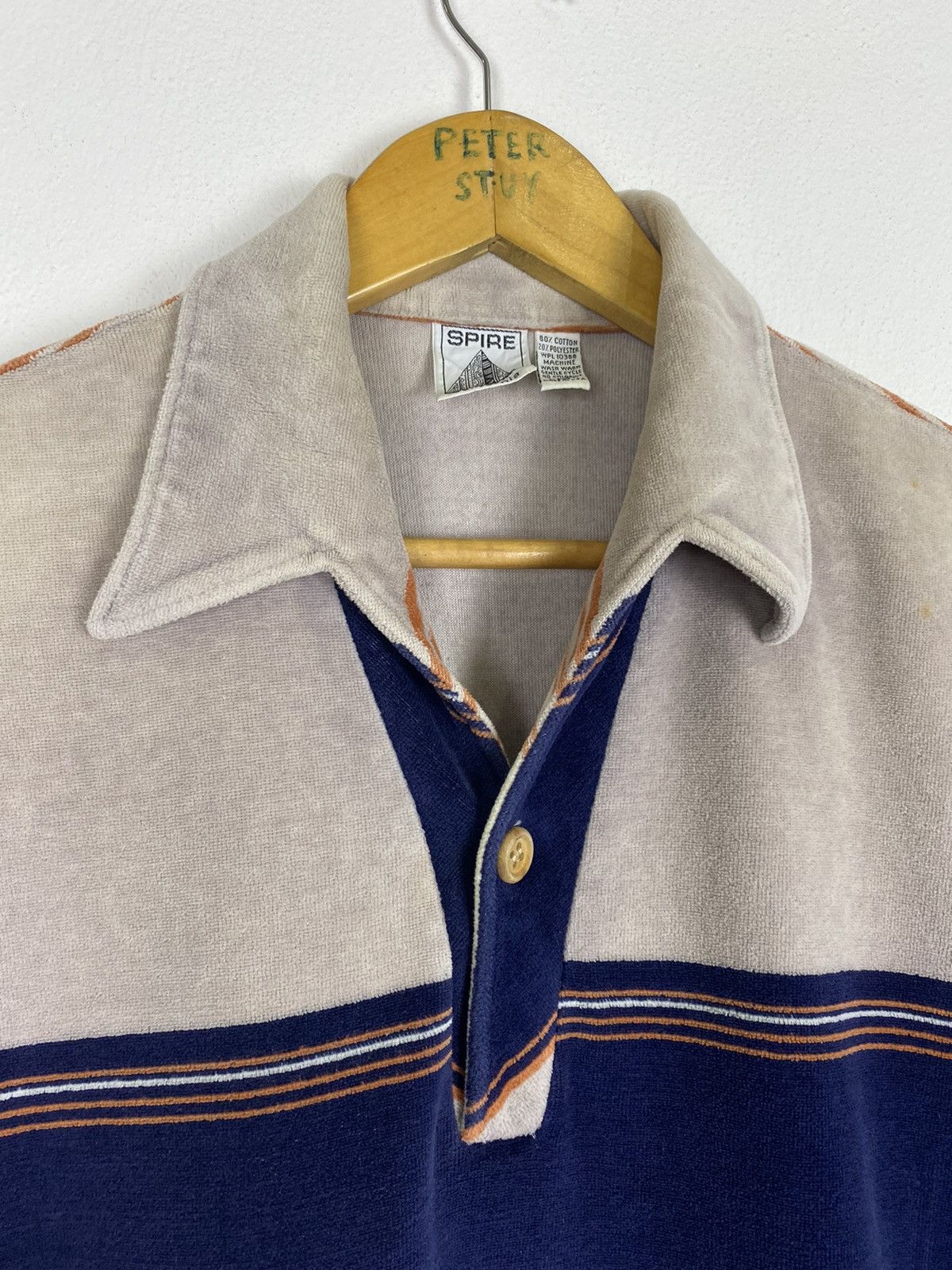 Spire SPIRE LONG SLEEVE FLEECE POLO SHIRT Size US M / EU 48-50 / 2 - 2 Thumbnail