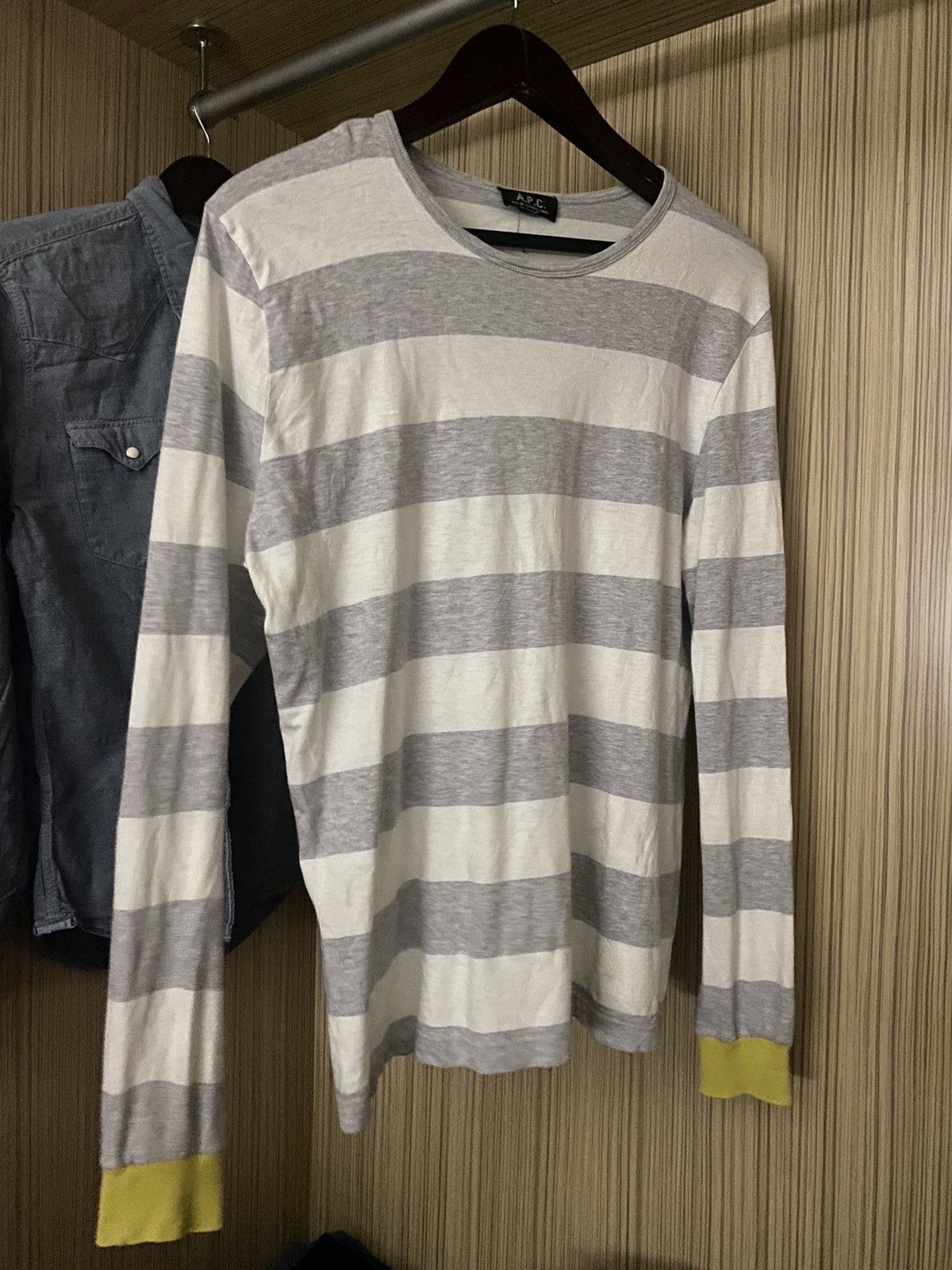 A.P.C. APC Stripes L/S T Shirt Made in France | Grailed