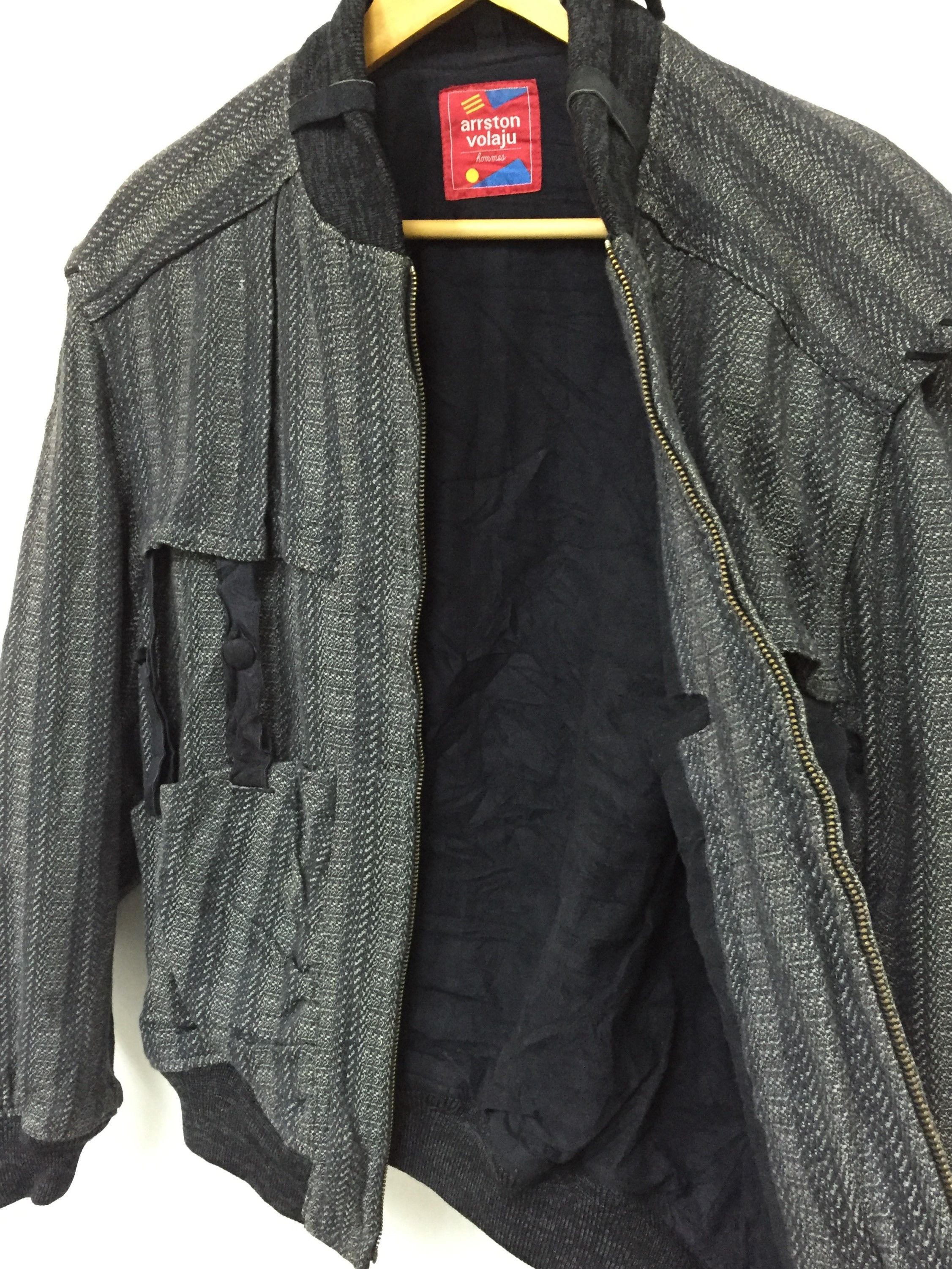 Japanese Brand 80's Arrston Volaju Kohshin Satoh Parachute Bomber Jacke Size US M / EU 48-50 / 2 - 15 Thumbnail