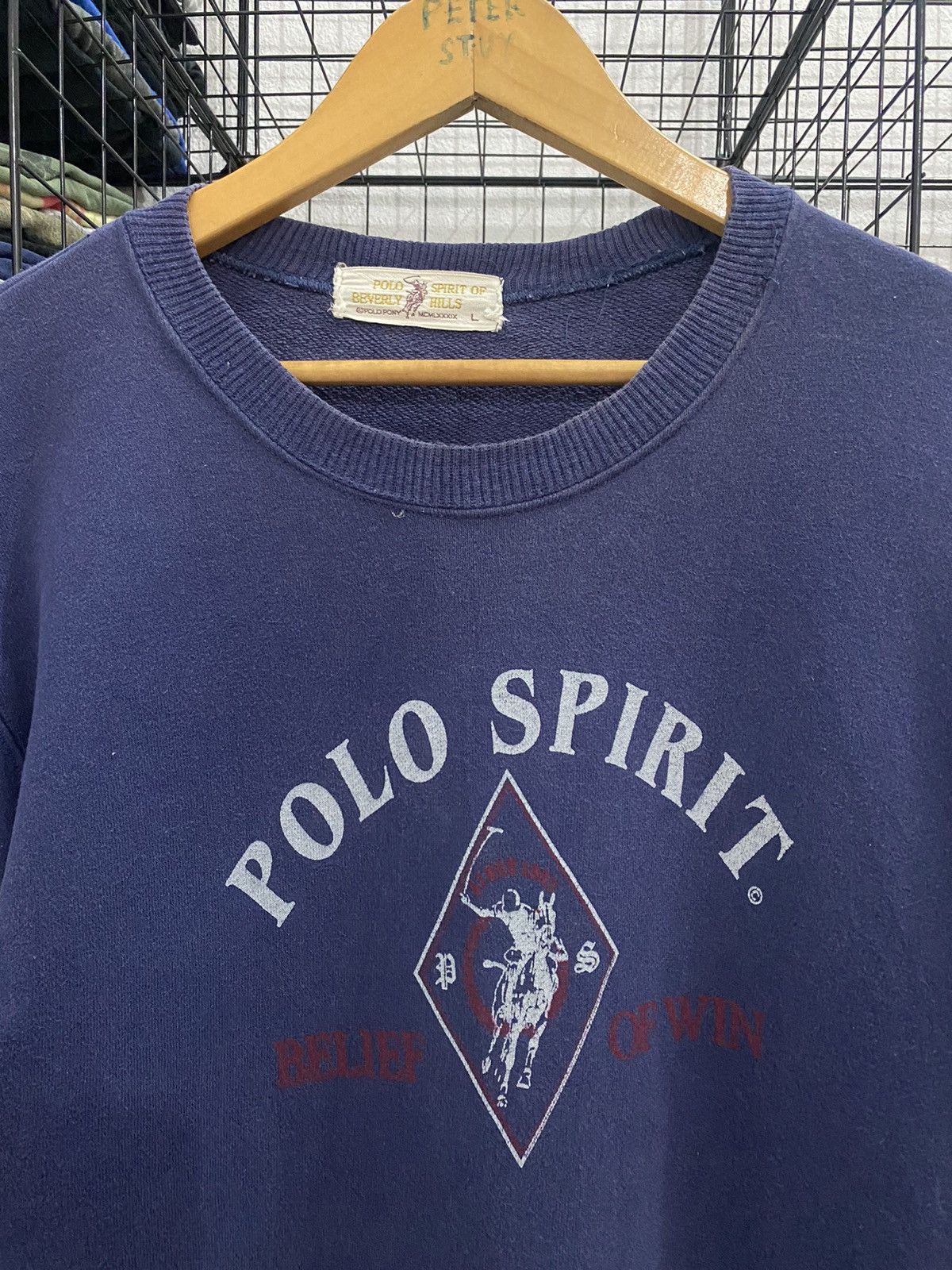 Beverly Hills Polo Club POLO SPIRIT BIG LOGO SWEATER Size US L / EU 52-54 / 3 - 2 Thumbnail