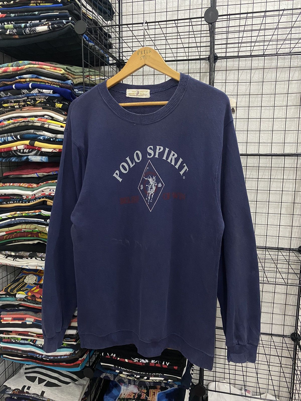 Beverly Hills Polo Club POLO SPIRIT BIG LOGO SWEATER Size US L / EU 52-54 / 3 - 1 Thumbnail