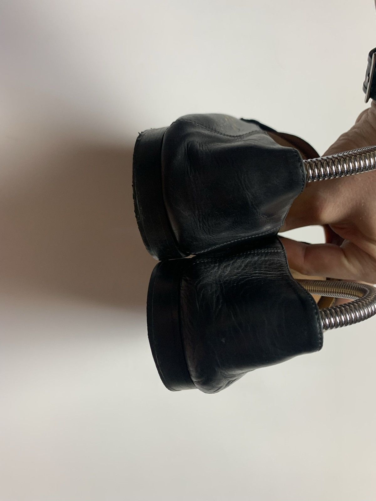 Isabel Marant × Vintage Isabel Marant leather shoes rare gold logo Size US 6.5 / EU 39-40 - 6 Thumbnail