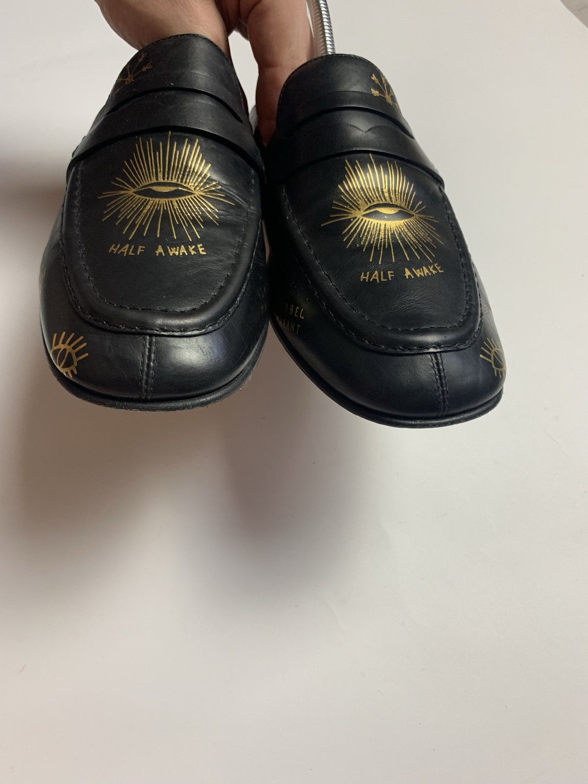 Isabel Marant × Vintage Isabel Marant leather shoes rare gold logo Size US 6.5 / EU 39-40 - 10 Thumbnail
