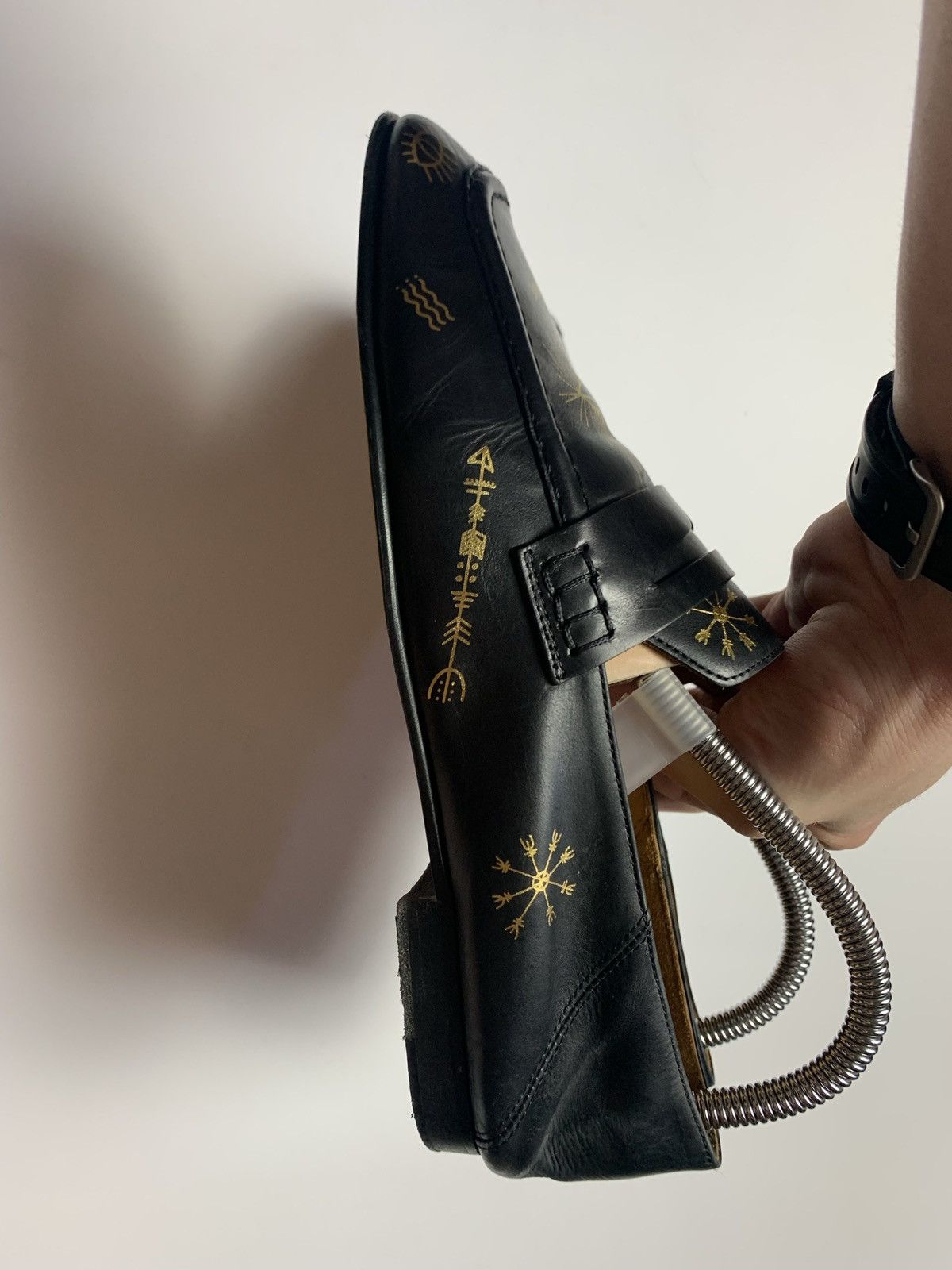 Isabel Marant × Vintage Isabel Marant leather shoes rare gold logo Size US 6.5 / EU 39-40 - 7 Thumbnail