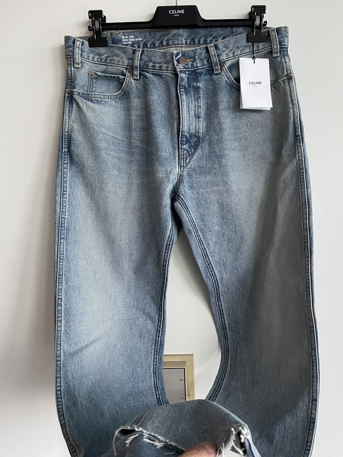 Celine × Hedi Slimane SuperRunway Brand New Hedi Slimane Super Runway SL003 Denim Size US 32 / EU 48 - 20 Thumbnail