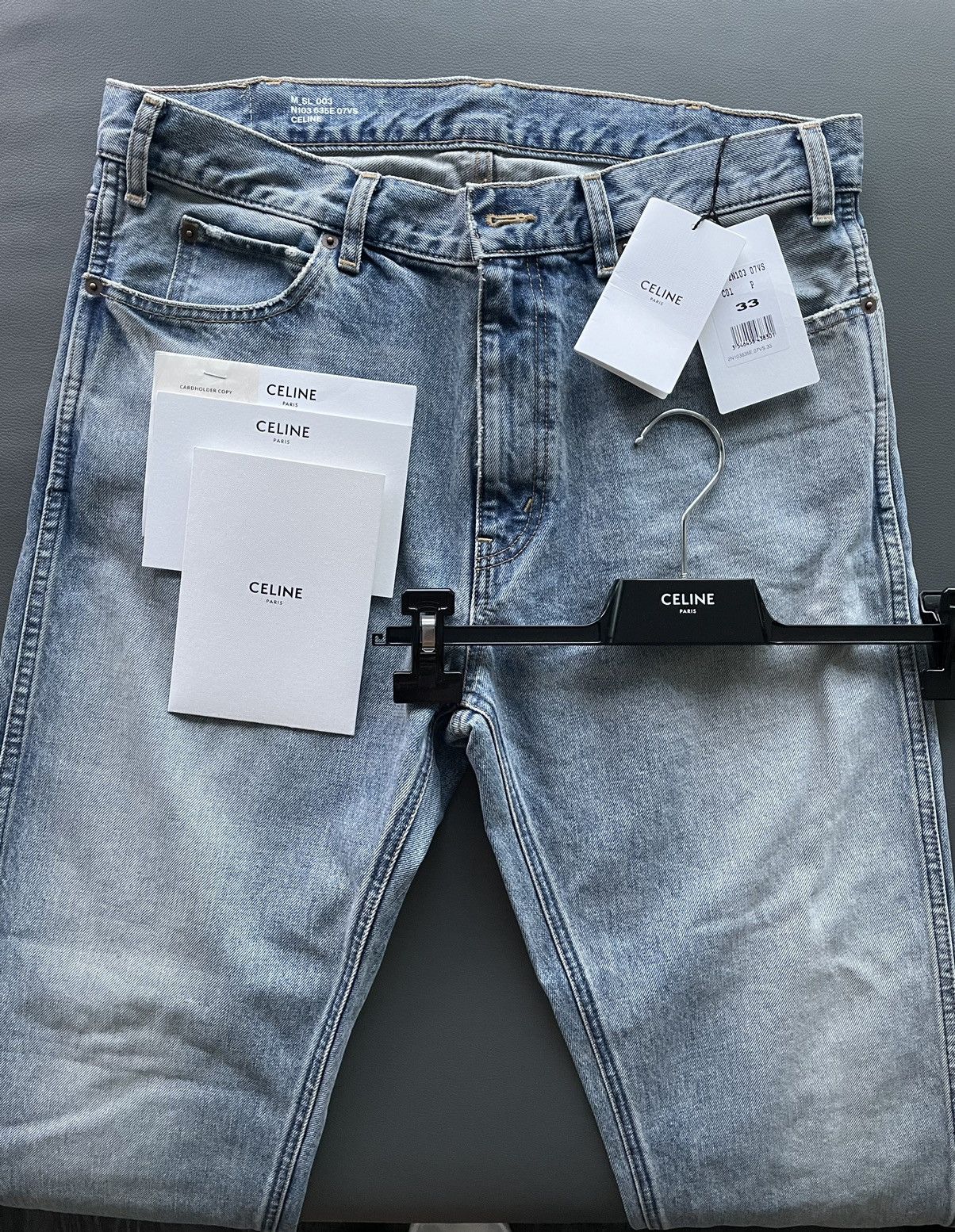 Celine × Hedi Slimane SuperRunway Brand New Hedi Slimane Super Runway SL003 Denim Size US 32 / EU 48 - 16 Thumbnail