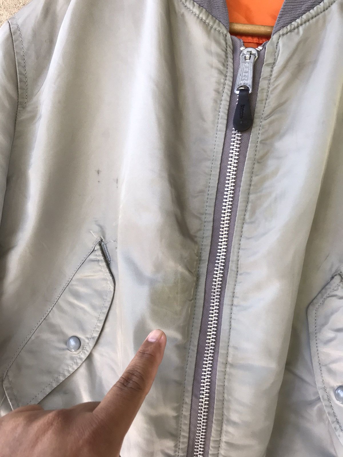 Alpha Industries RARE VINTAGE ALPHA INDUSTRIES MA1 FLIGHT BOMBER JACKET Size US L / EU 52-54 / 3 - 5 Thumbnail