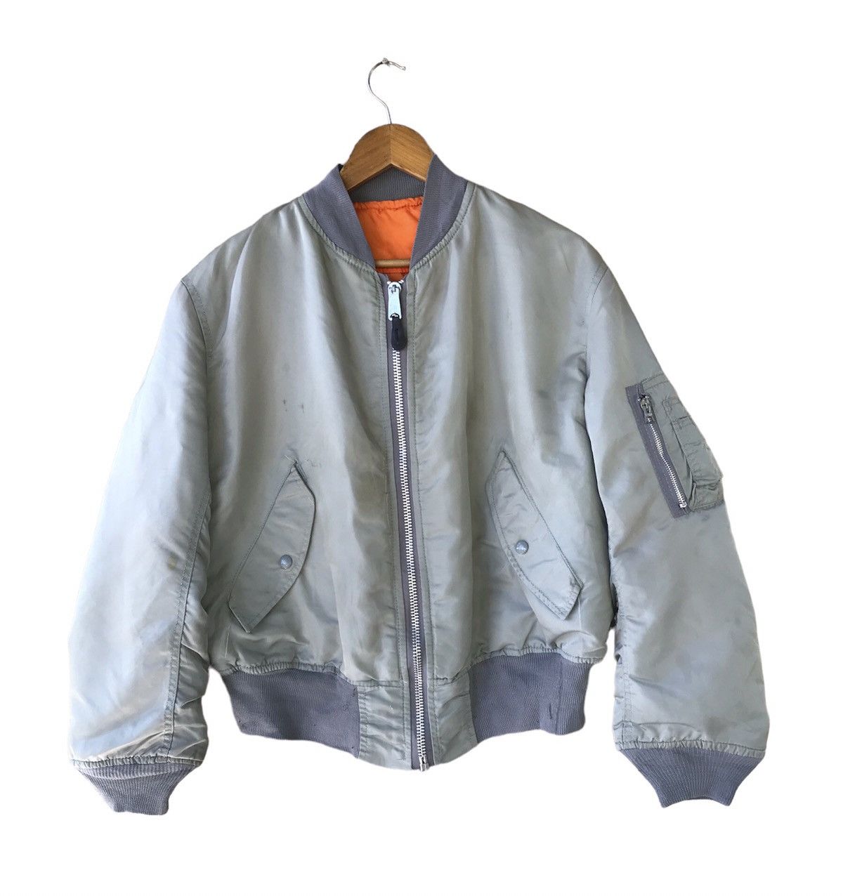 Alpha Industries RARE VINTAGE ALPHA INDUSTRIES MA1 FLIGHT BOMBER JACKET Size US L / EU 52-54 / 3 - 1 Thumbnail