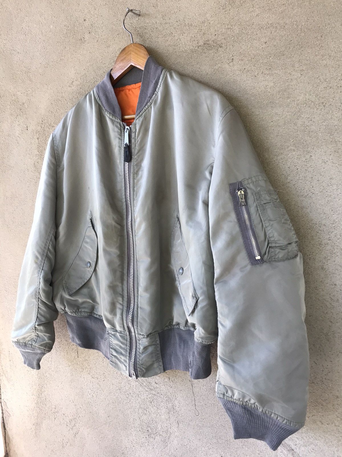 Alpha Industries RARE VINTAGE ALPHA INDUSTRIES MA1 FLIGHT BOMBER JACKET Size US L / EU 52-54 / 3 - 2 Thumbnail