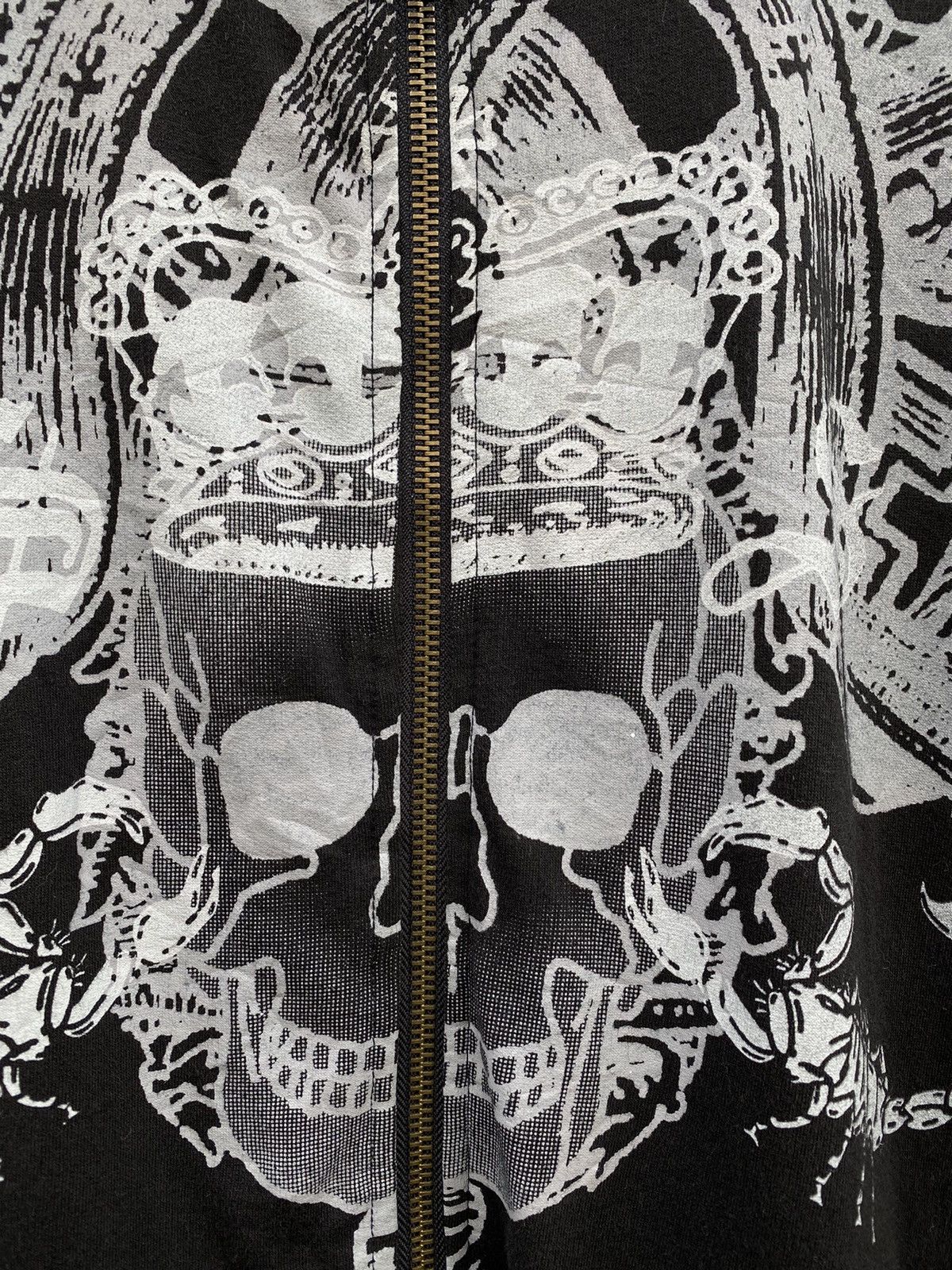 Japanese Brand Rare Design💥Japanese Brand Padrock Skull Skeleton Zip Up Size US L / EU 52-54 / 3 - 6 Thumbnail