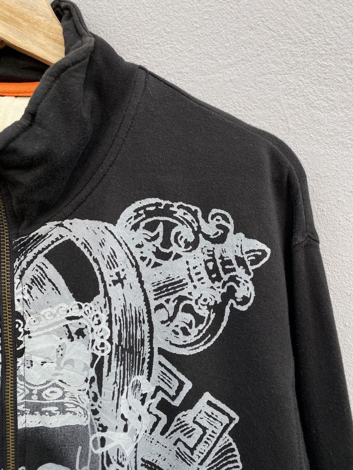 Japanese Brand Rare Design💥Japanese Brand Padrock Skull Skeleton Zip Up Size US L / EU 52-54 / 3 - 2 Thumbnail