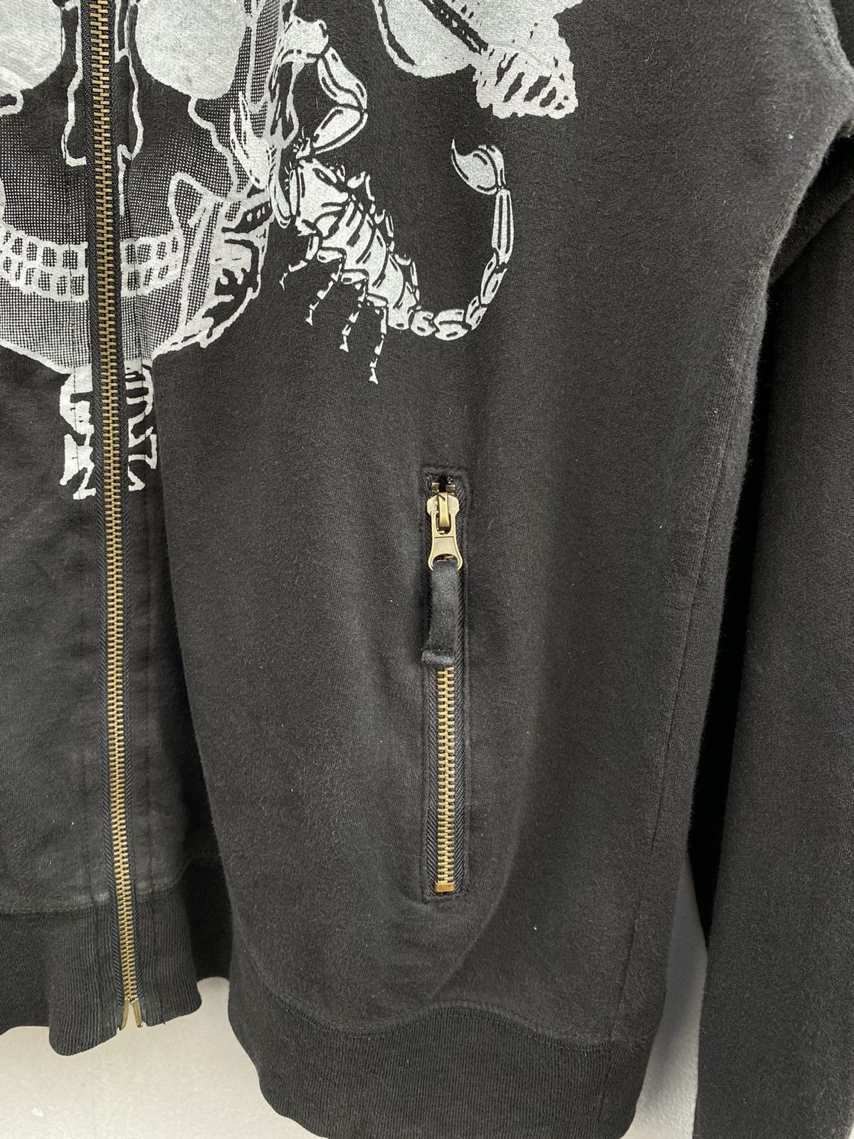 Japanese Brand Rare Design💥Japanese Brand Padrock Skull Skeleton Zip Up Size US L / EU 52-54 / 3 - 7 Thumbnail
