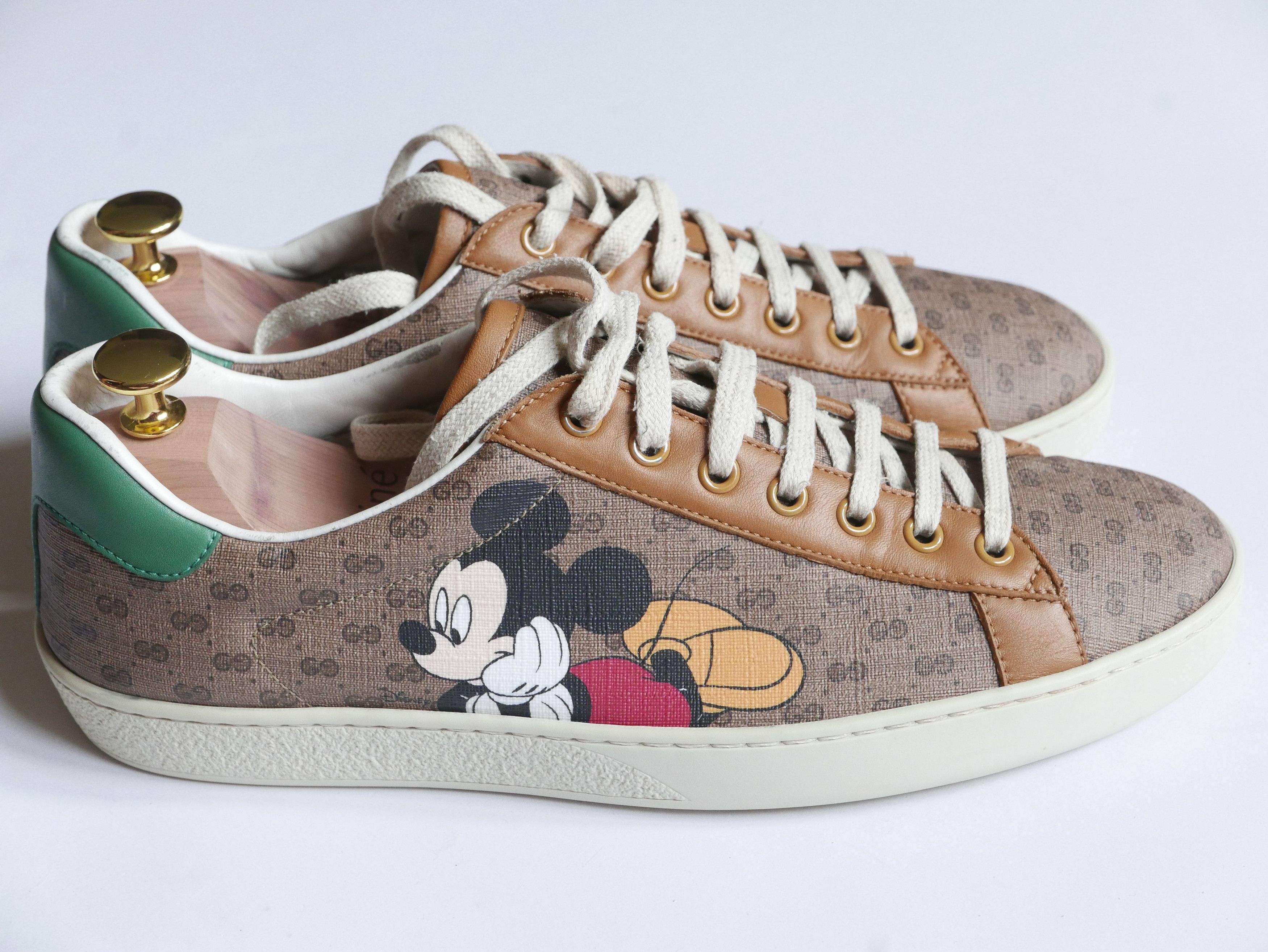 Gucci Gucci Ace Sneakers Disney Mickey Monogram Supreme 8.5 9 Size US 9 / EU 42 - 2 Thumbnail