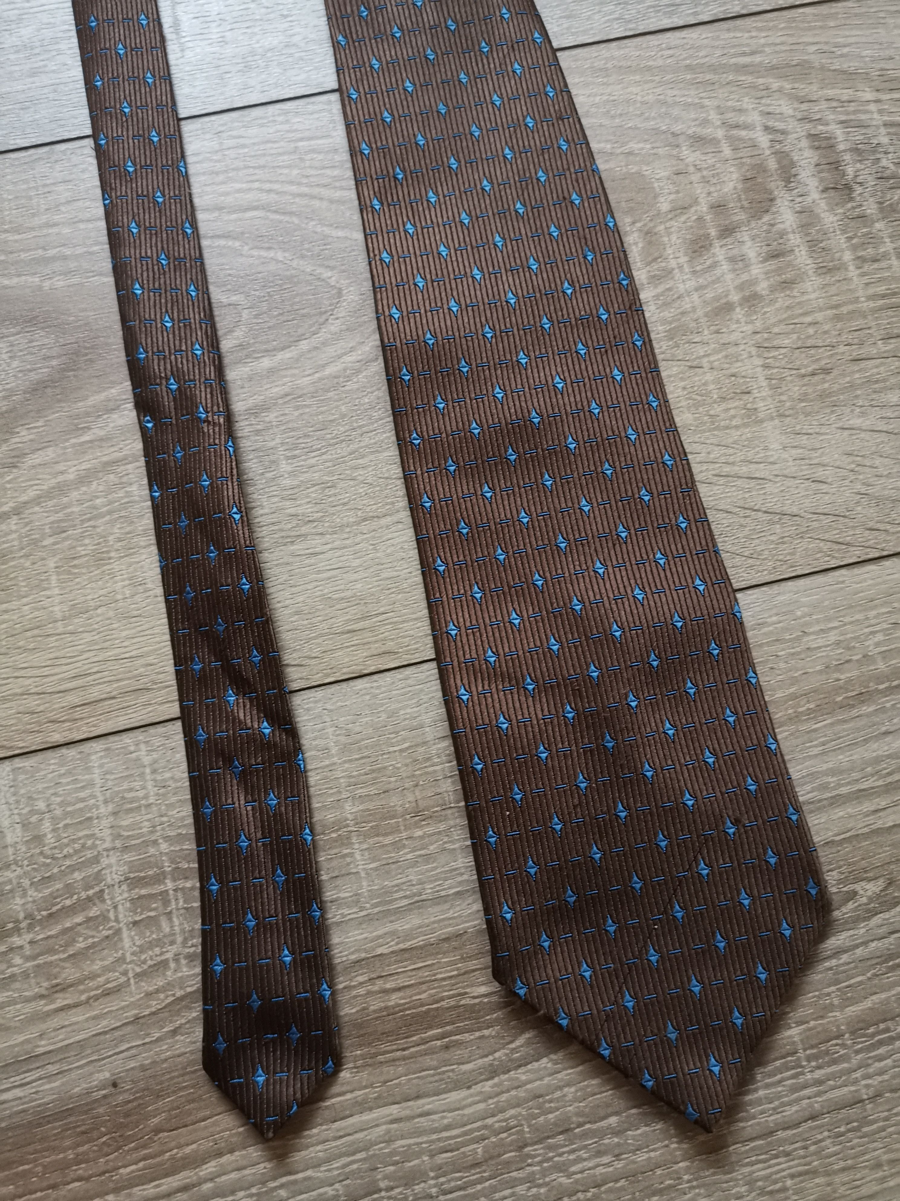 Balenciaga Balenciaga Paris brown vintage silk tie Size ONE SIZE - 1 Thumbnail