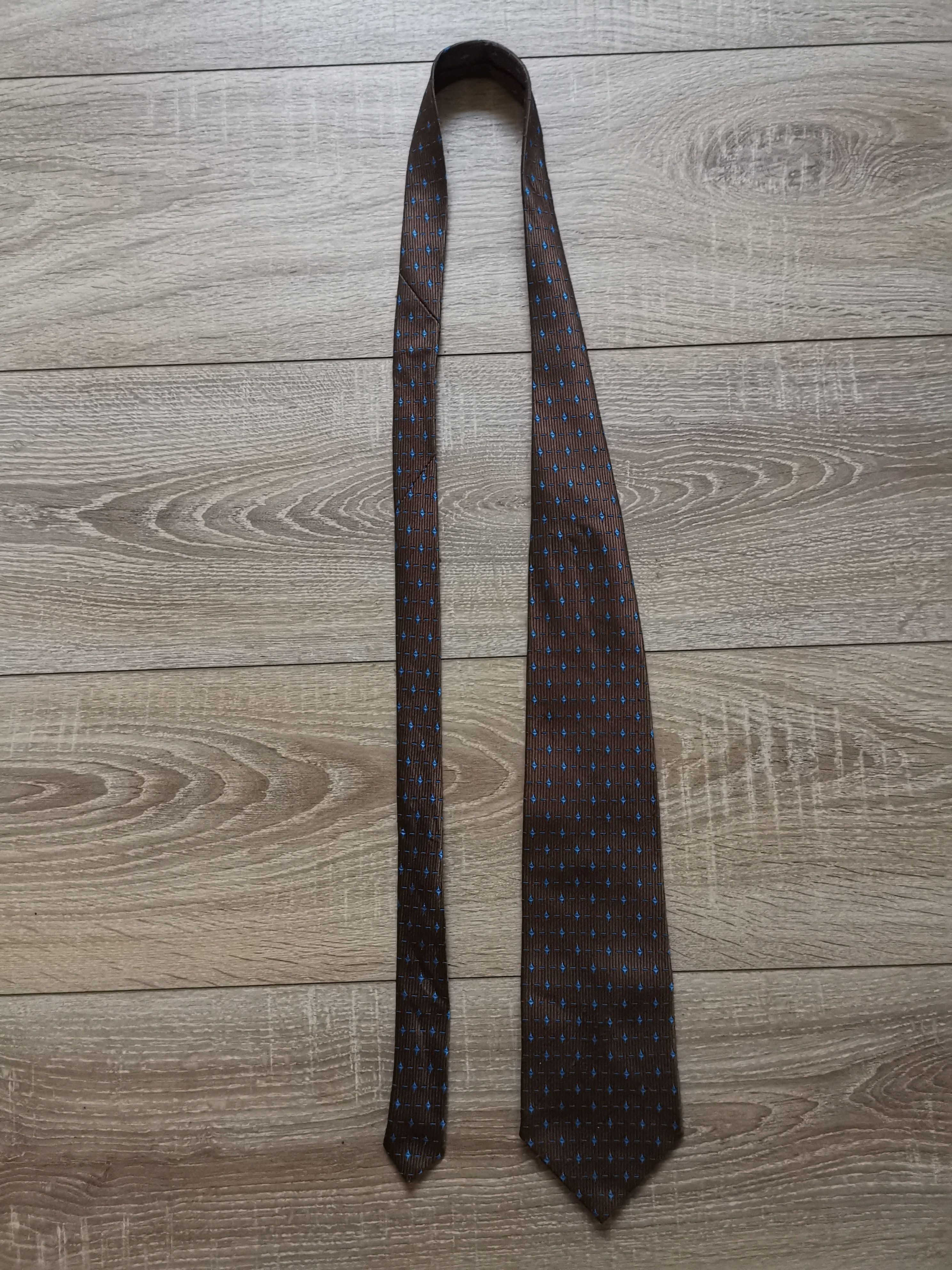Balenciaga Balenciaga Paris brown vintage silk tie Size ONE SIZE - 2 Thumbnail