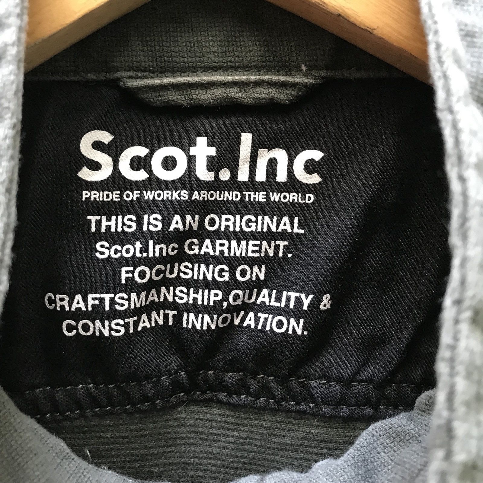 Japanese Brand 🔥Rare Scot.inc Heritage Union Made Green Indigo Jacket Size US M / EU 48-50 / 2 - 14 Thumbnail
