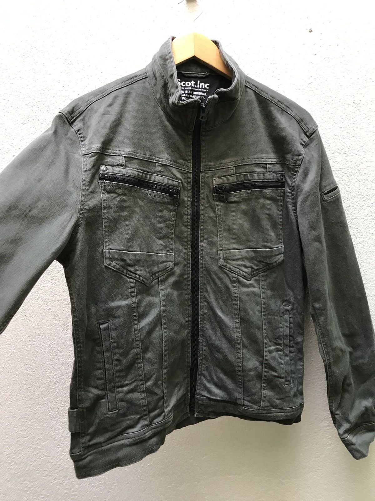 Japanese Brand 🔥Rare Scot.inc Heritage Union Made Green Indigo Jacket Size US M / EU 48-50 / 2 - 6 Thumbnail