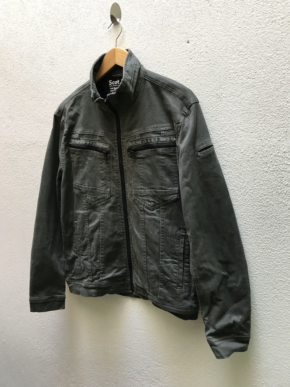 Japanese Brand 🔥Rare Scot.inc Heritage Union Made Green Indigo Jacket Size US M / EU 48-50 / 2 - 2 Thumbnail