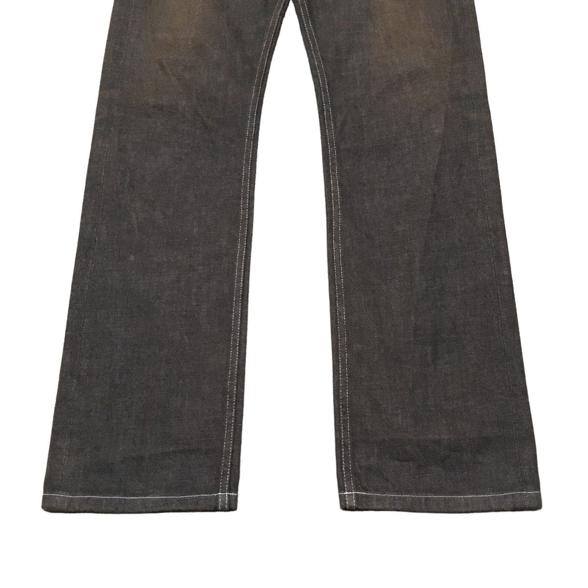If Six Was Nine Rare Design Vintage Brand APC Selvedge Waxed Jeans 1990s Size US 28 / EU 44 - 5 Thumbnail