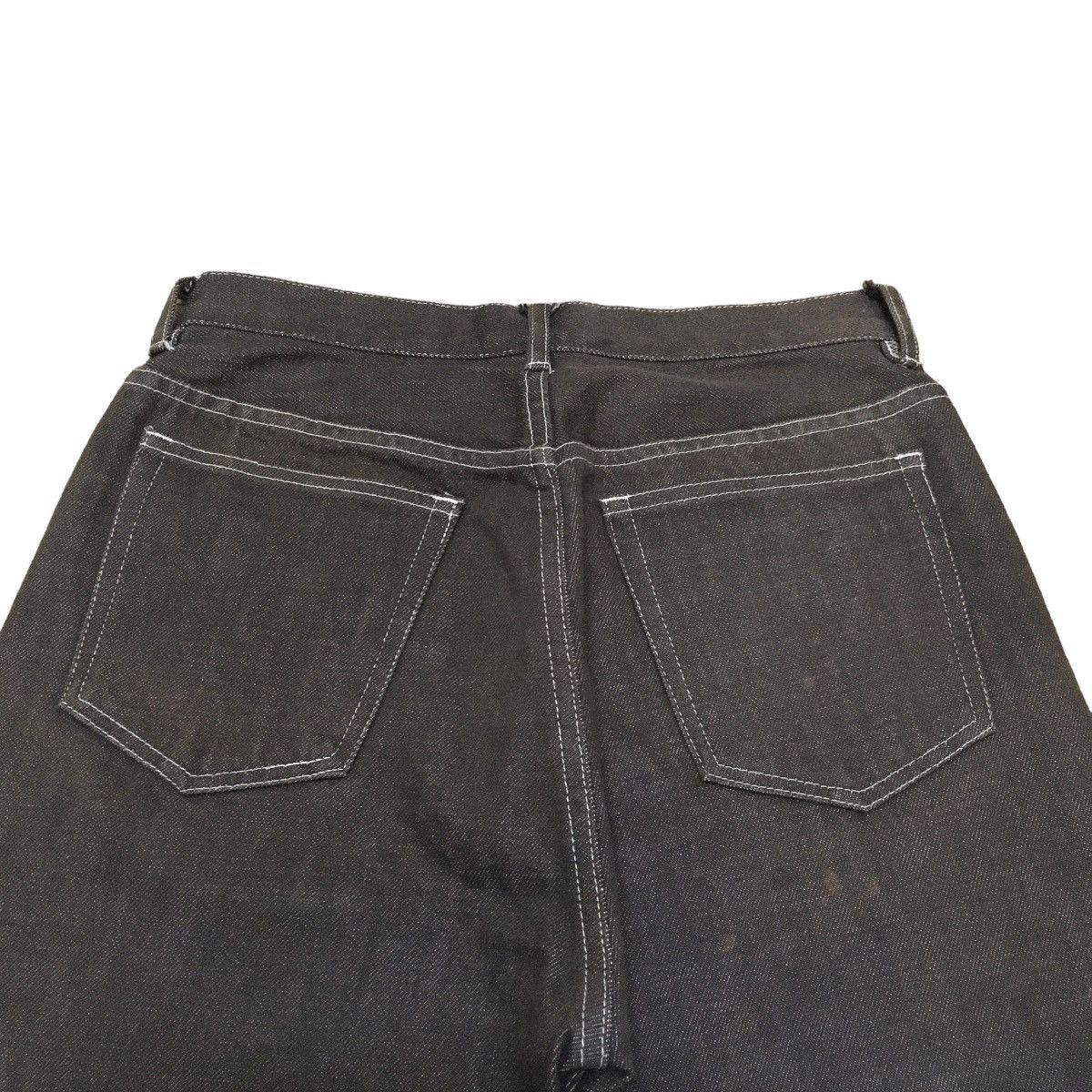 If Six Was Nine Rare Design Vintage Brand APC Selvedge Waxed Jeans 1990s Size US 28 / EU 44 - 7 Thumbnail