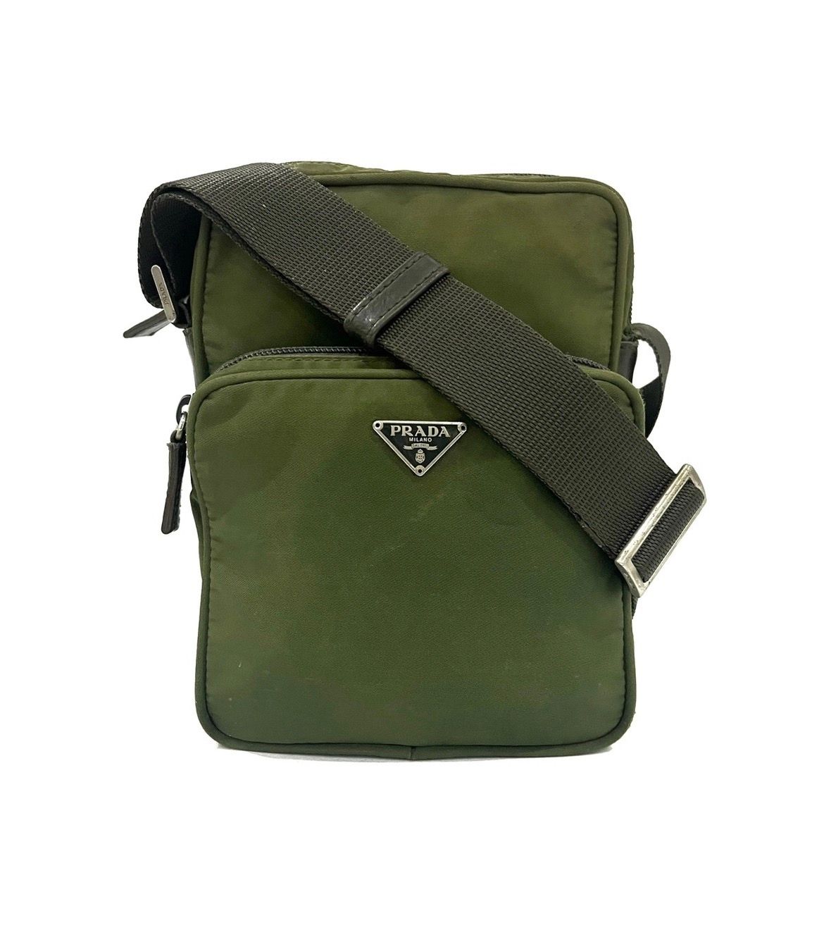 Pre-owned Bag X Prada Bag Nylon Shoulder In Green