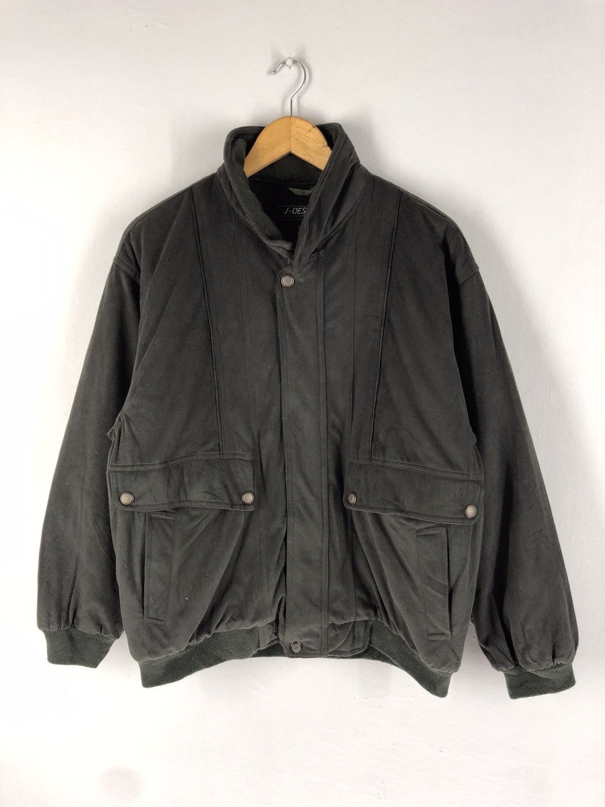 Japanese Brand 🔥J DESIGN BOMBER JACKET Size US L / EU 52-54 / 3 - 1 Thumbnail