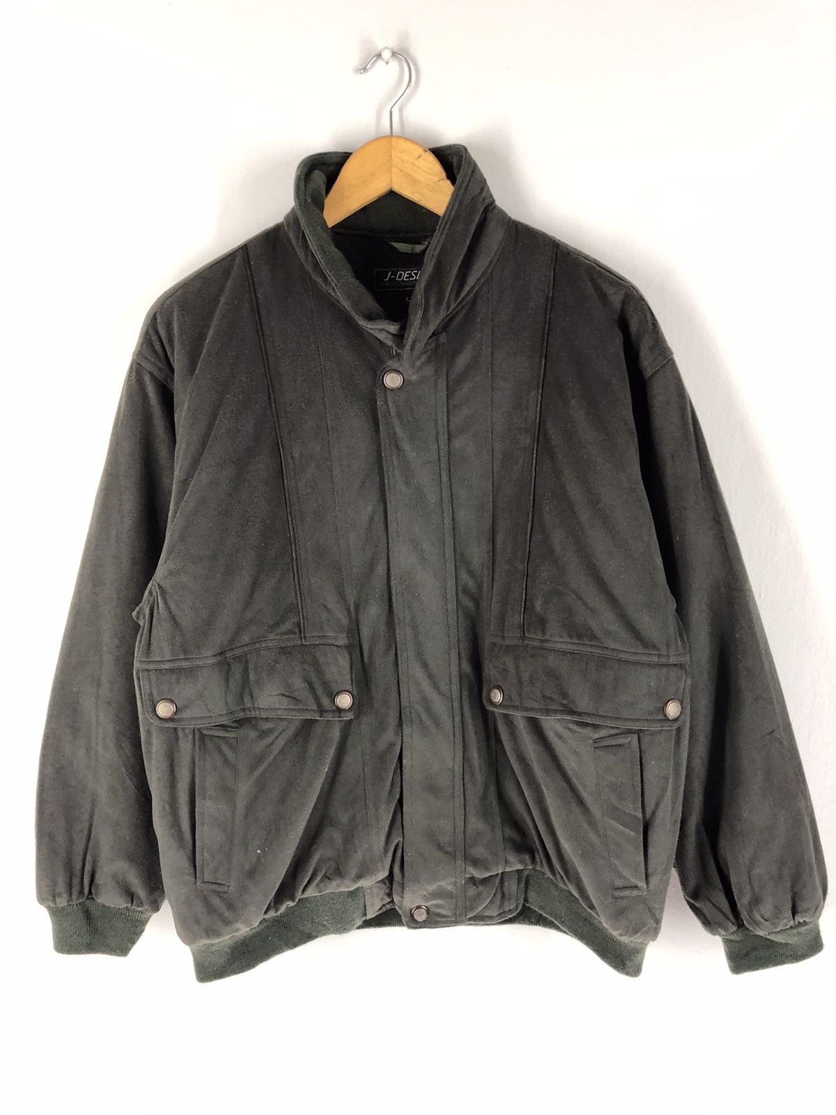 Japanese Brand 🔥J DESIGN BOMBER JACKET Size US L / EU 52-54 / 3 - 4 Thumbnail