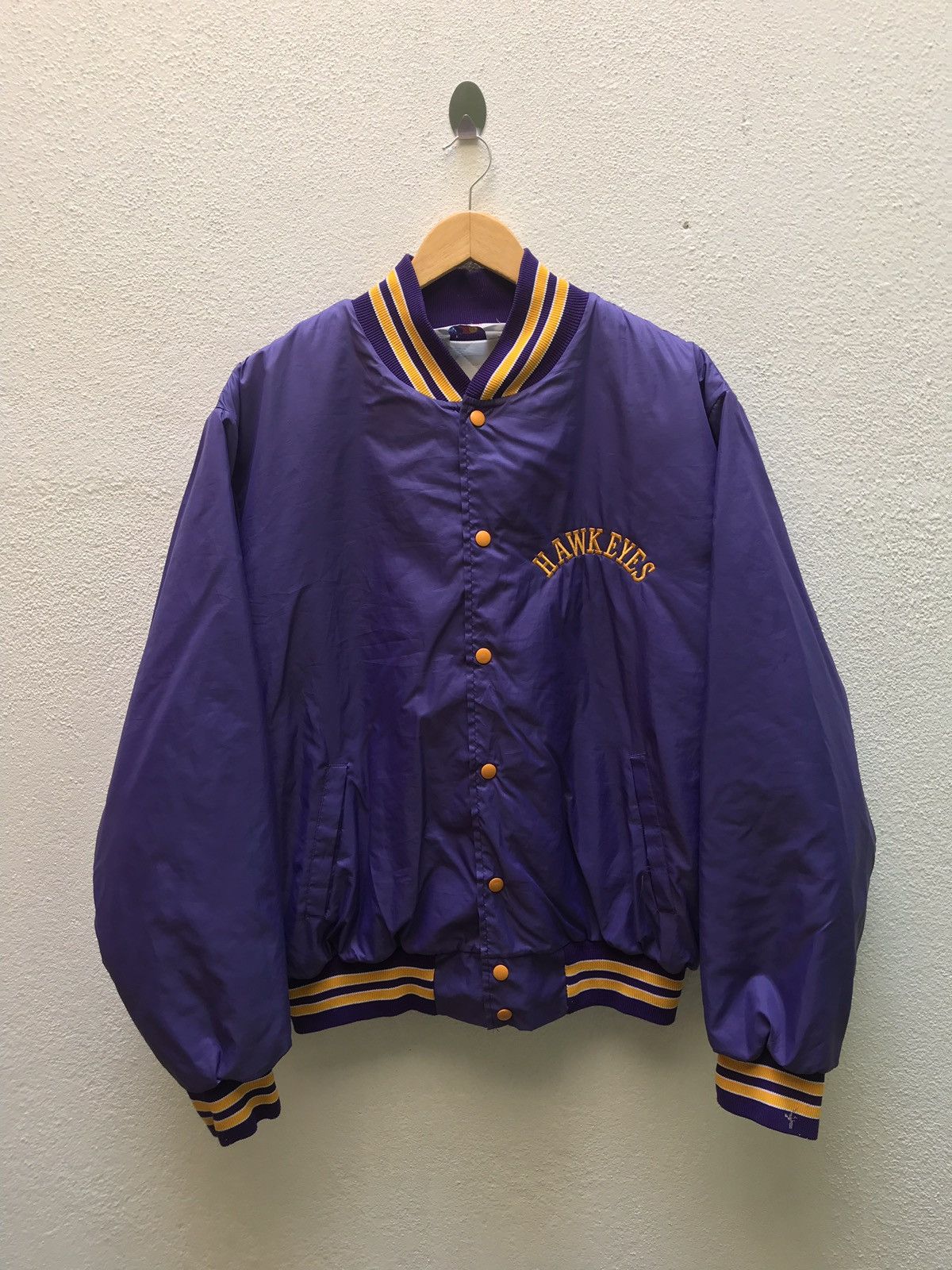 Rennoc 🔥FINAL DROP🔥 Rennoc hawkeyes bomber jacket made in usa Size US XL / EU 56 / 4 - 1 Thumbnail