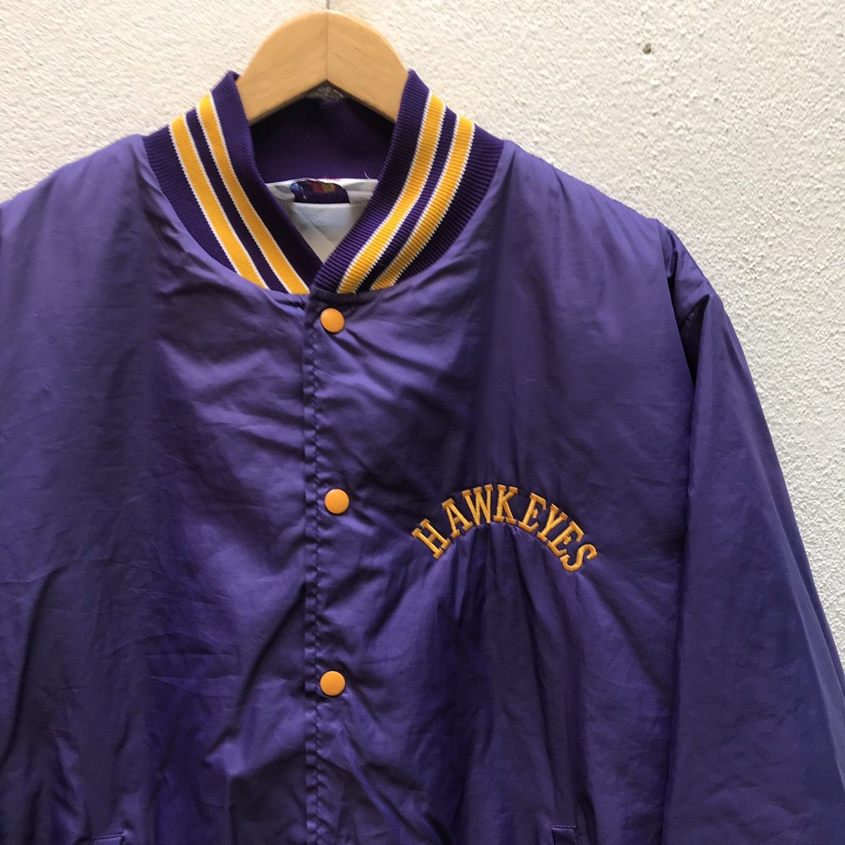 Rennoc 🔥FINAL DROP🔥 Rennoc hawkeyes bomber jacket made in usa Size US XL / EU 56 / 4 - 4 Thumbnail