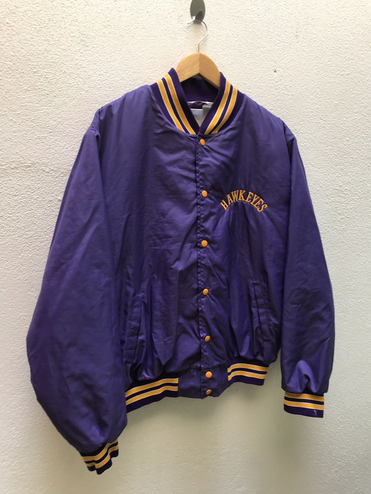 Rennoc 🔥FINAL DROP🔥 Rennoc hawkeyes bomber jacket made in usa Size US XL / EU 56 / 4 - 3 Thumbnail