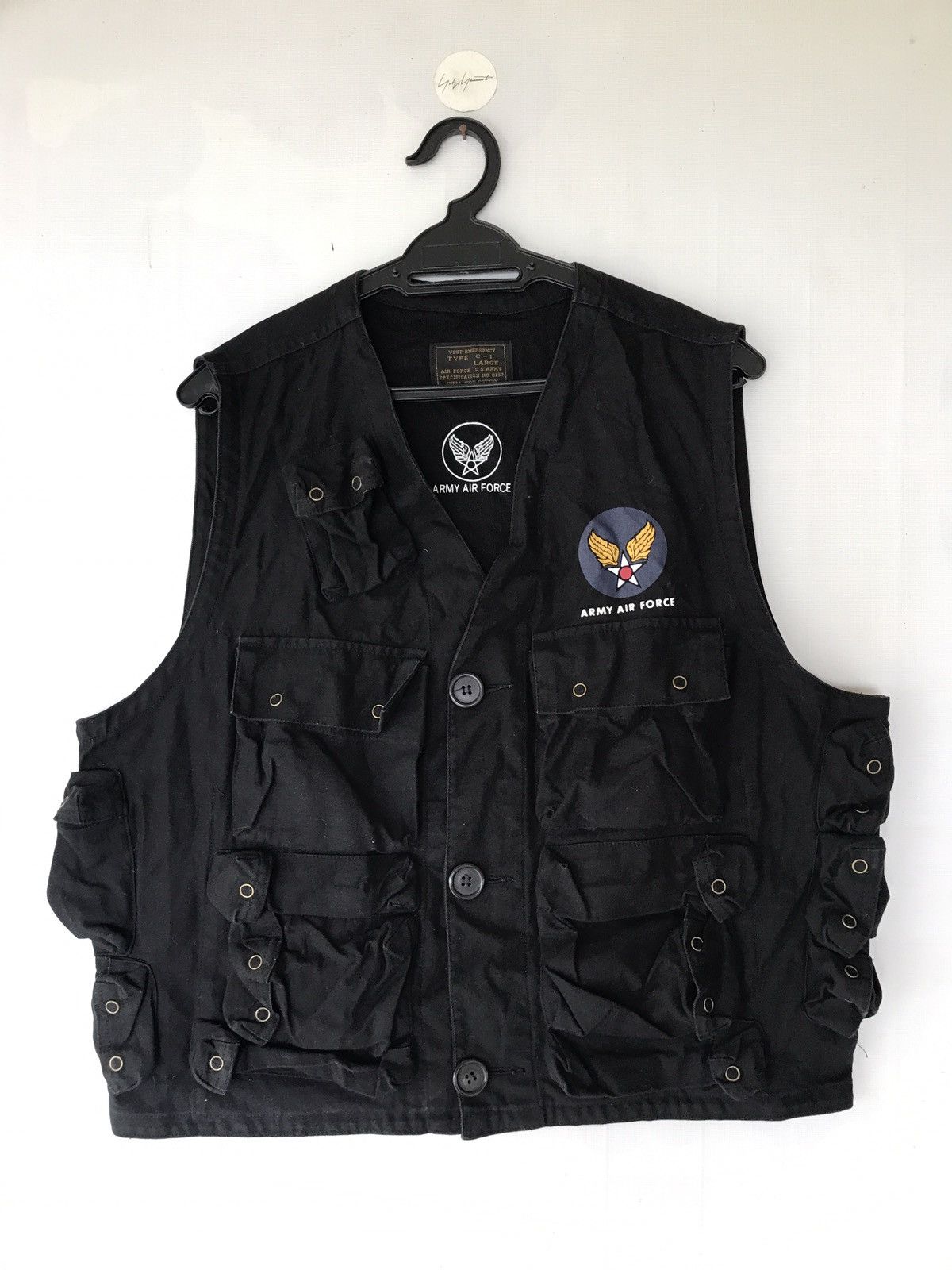 Buzz Rickson's VEST TYPE C-1 CARGO TACTICAL MULTI POCKET ARMY AIR GORCE Size US L / EU 52-54 / 3 - 1 Thumbnail