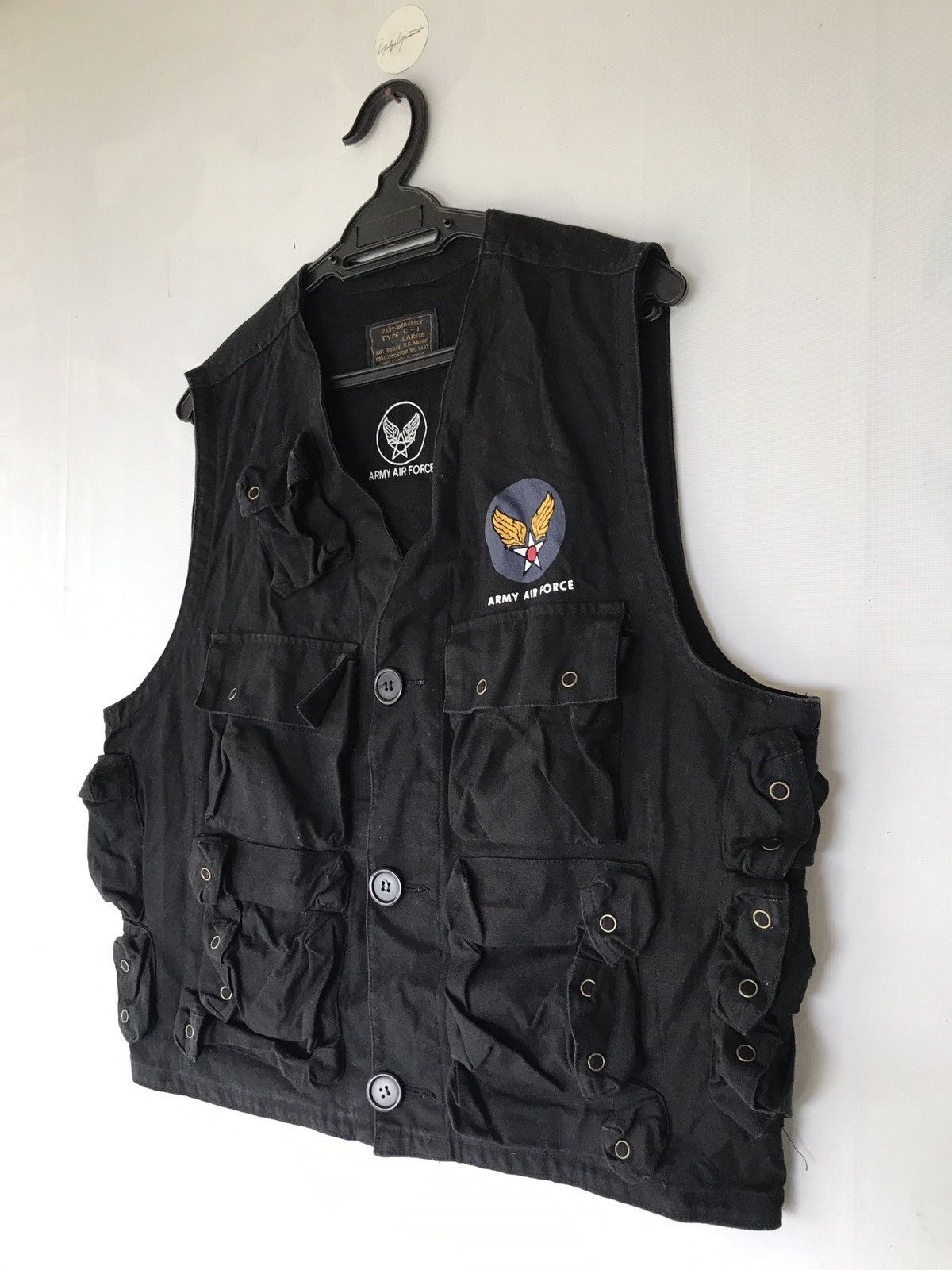 Buzz Rickson's VEST TYPE C-1 CARGO TACTICAL MULTI POCKET ARMY AIR GORCE Size US L / EU 52-54 / 3 - 4 Thumbnail