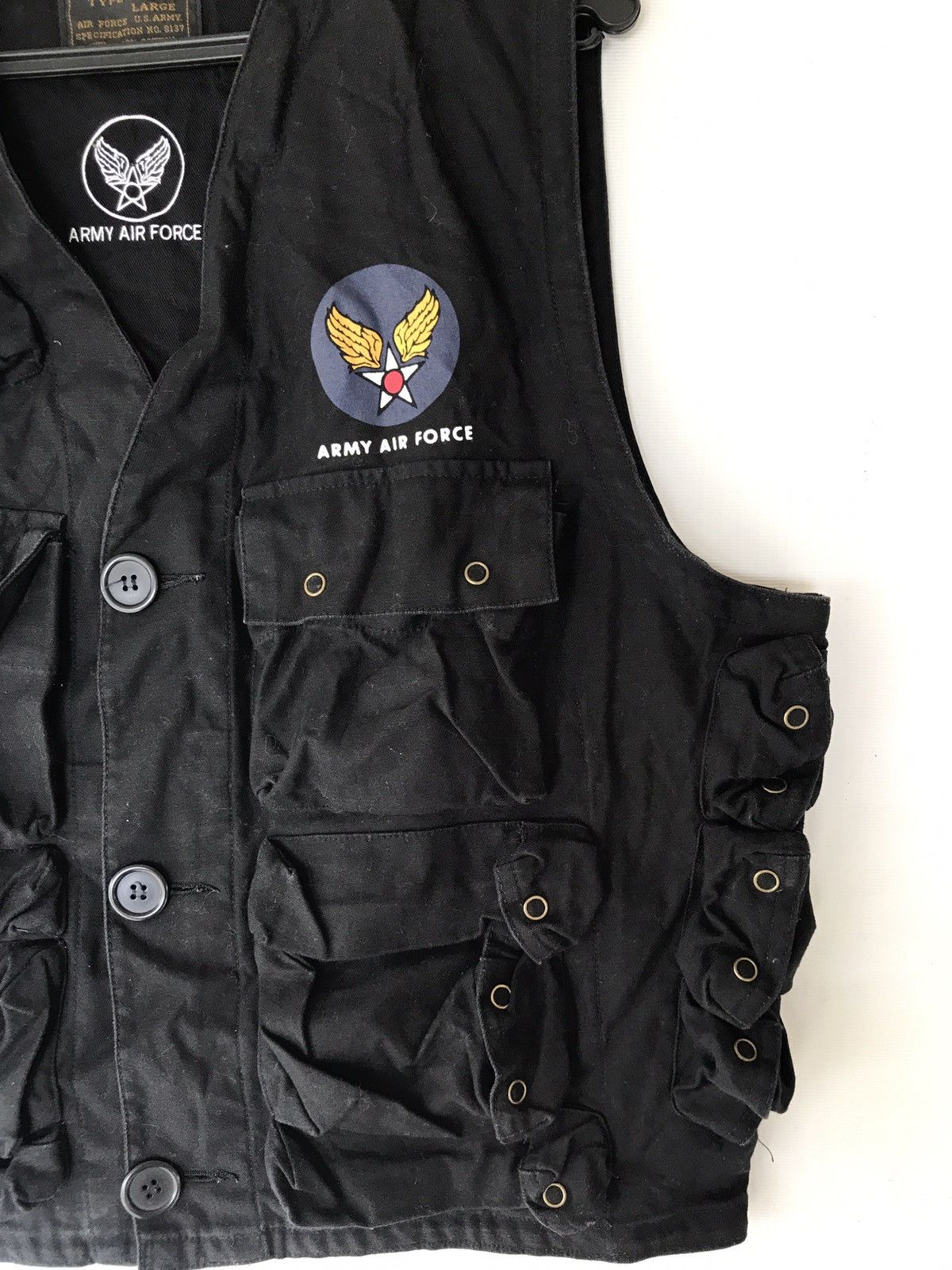 Buzz Rickson's VEST TYPE C-1 CARGO TACTICAL MULTI POCKET ARMY AIR GORCE Size US L / EU 52-54 / 3 - 5 Thumbnail
