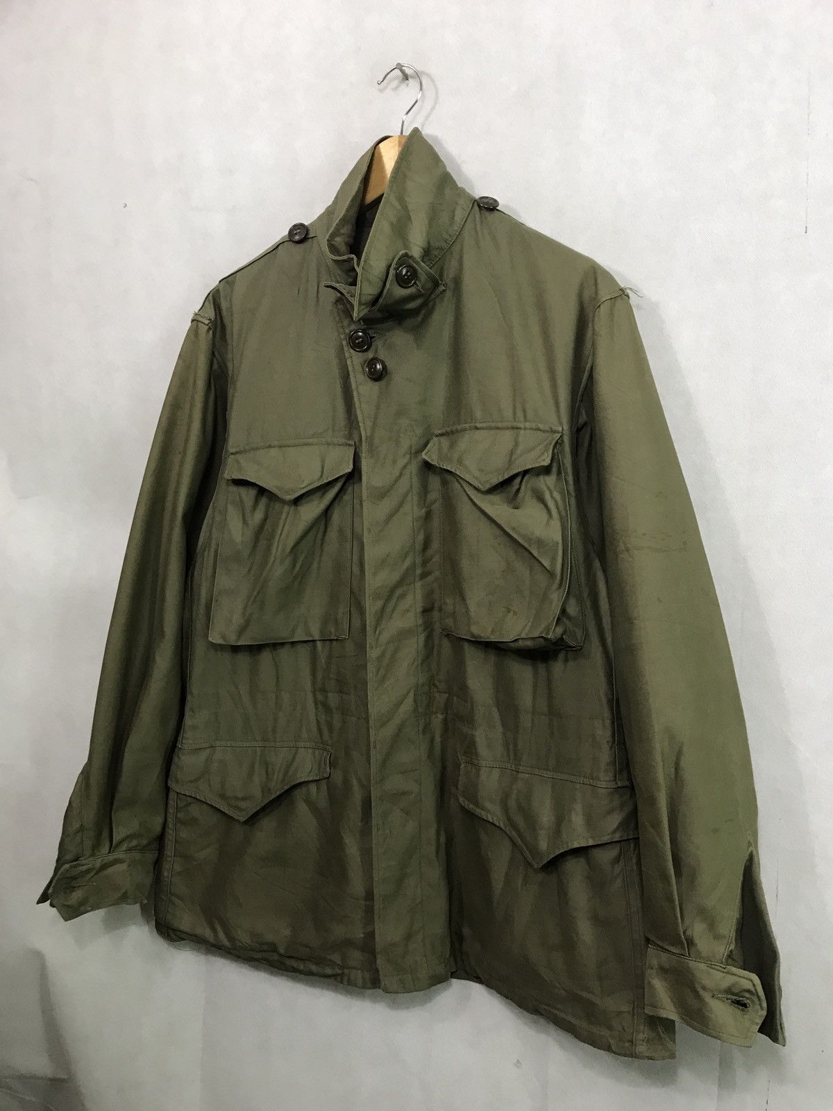 Vintage RARE VINTAGE WWII FIELD M-1943 INSPECTOR JACKET Size US M / EU 48-50 / 2 - 3 Thumbnail