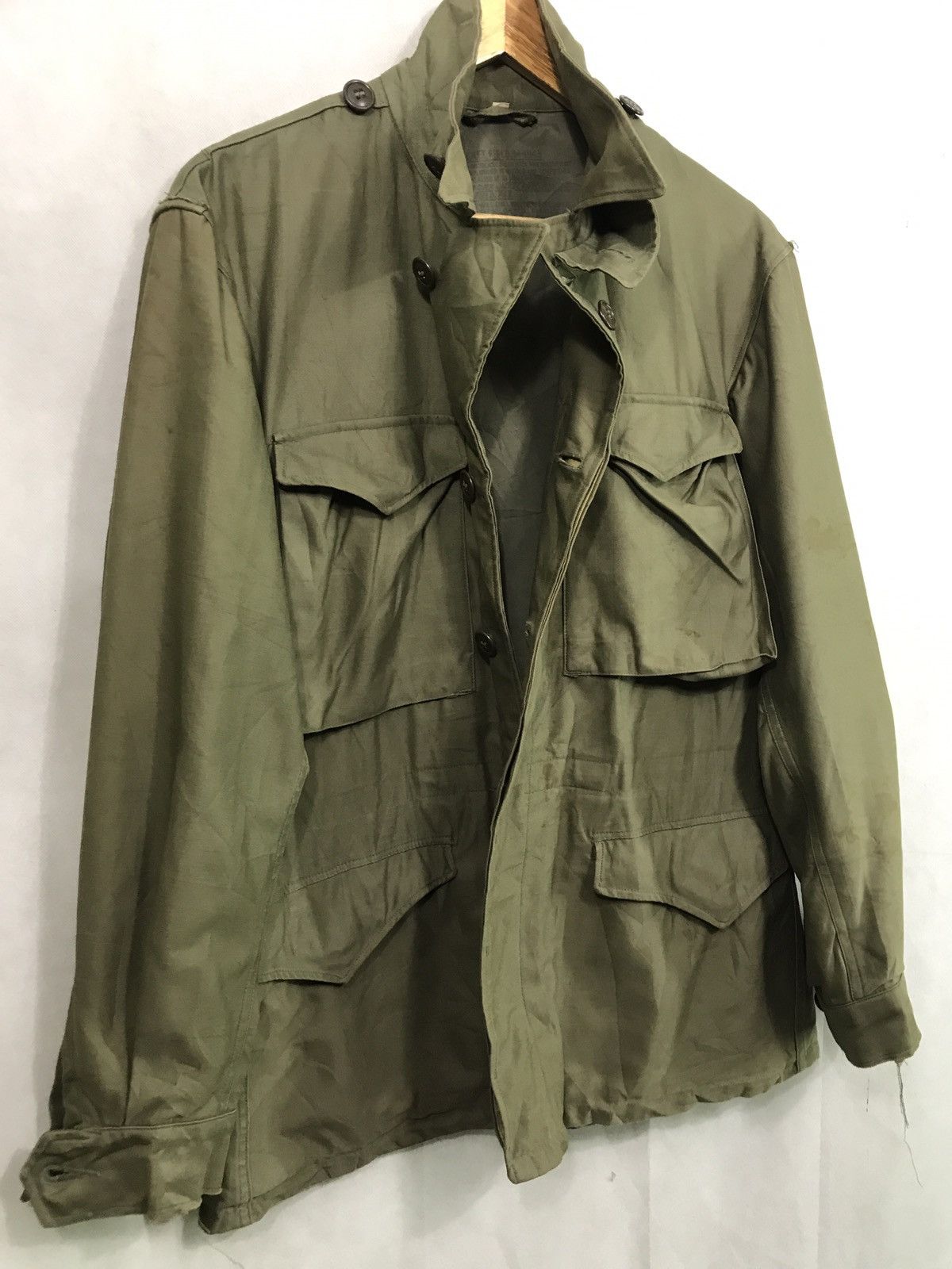 Vintage RARE VINTAGE WWII FIELD M-1943 INSPECTOR JACKET Size US M / EU 48-50 / 2 - 7 Thumbnail