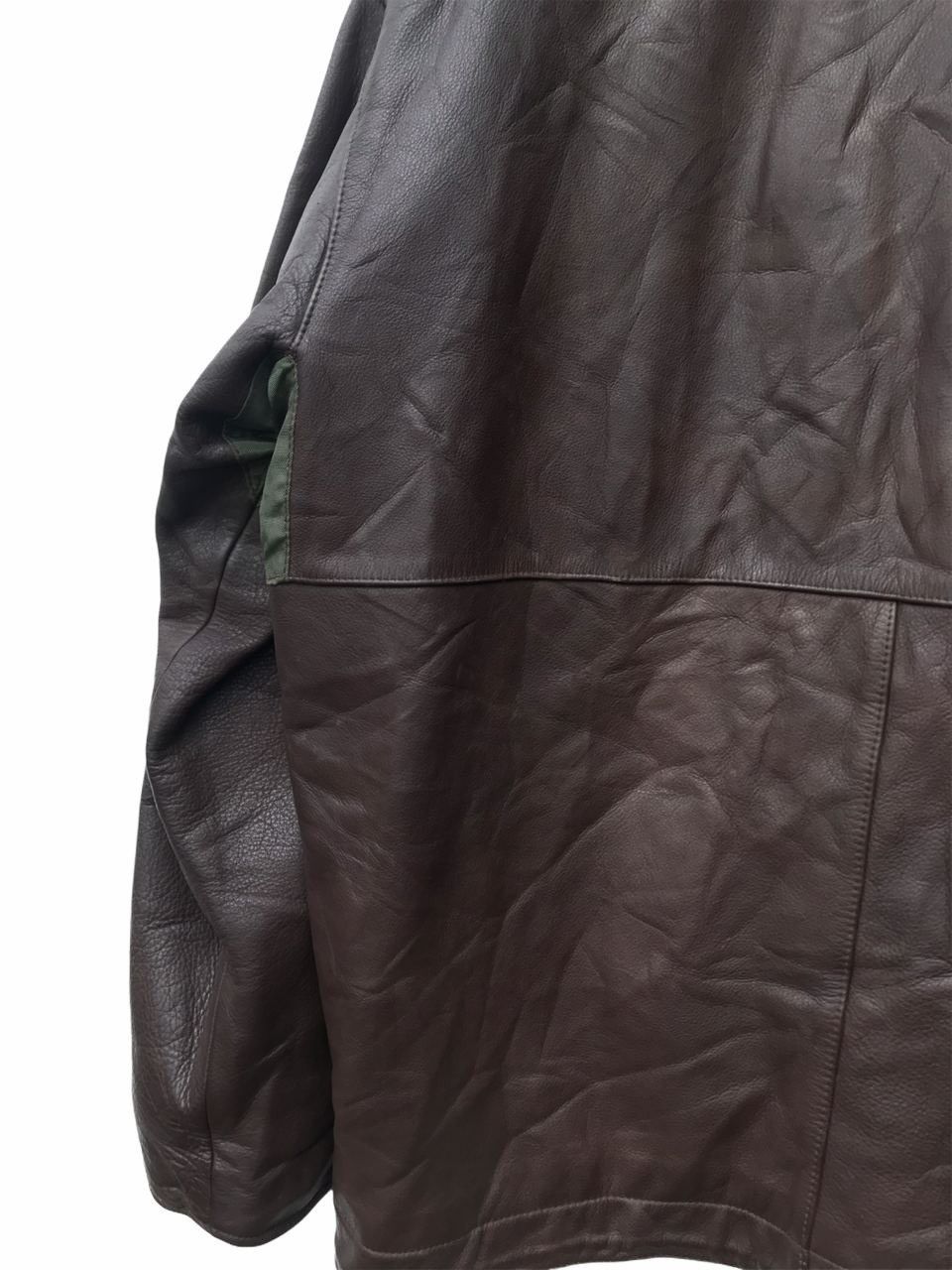 Vintage Rare Military Chemical Protective Military Leather Jacket Size US L / EU 52-54 / 3 - 10 Thumbnail