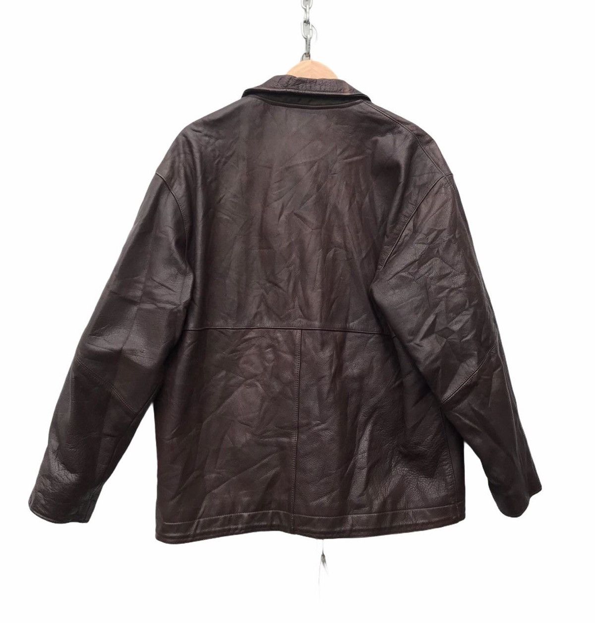 Vintage Rare Military Chemical Protective Military Leather Jacket Size US L / EU 52-54 / 3 - 7 Thumbnail