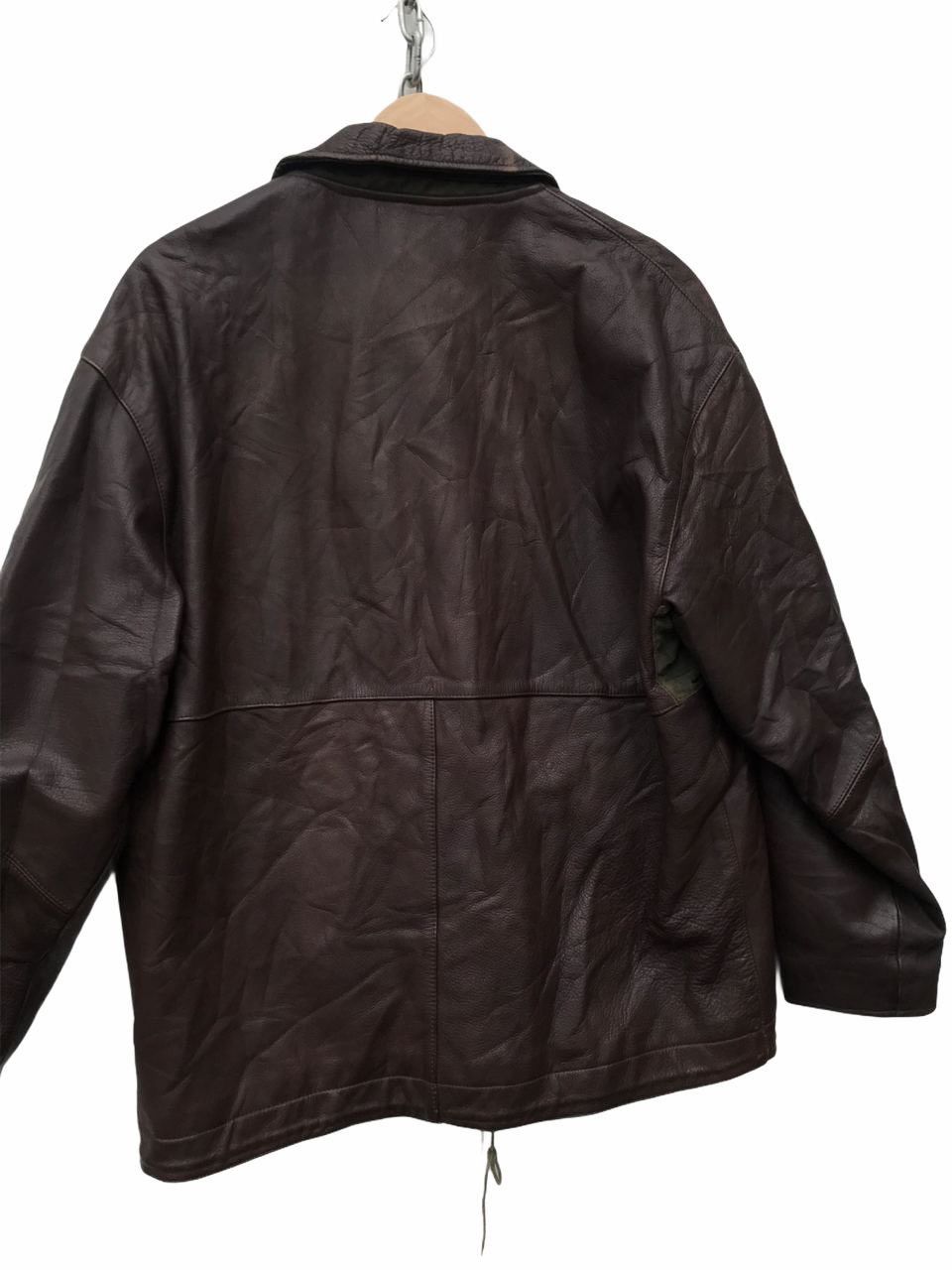 Vintage Rare Military Chemical Protective Military Leather Jacket Size US L / EU 52-54 / 3 - 9 Thumbnail
