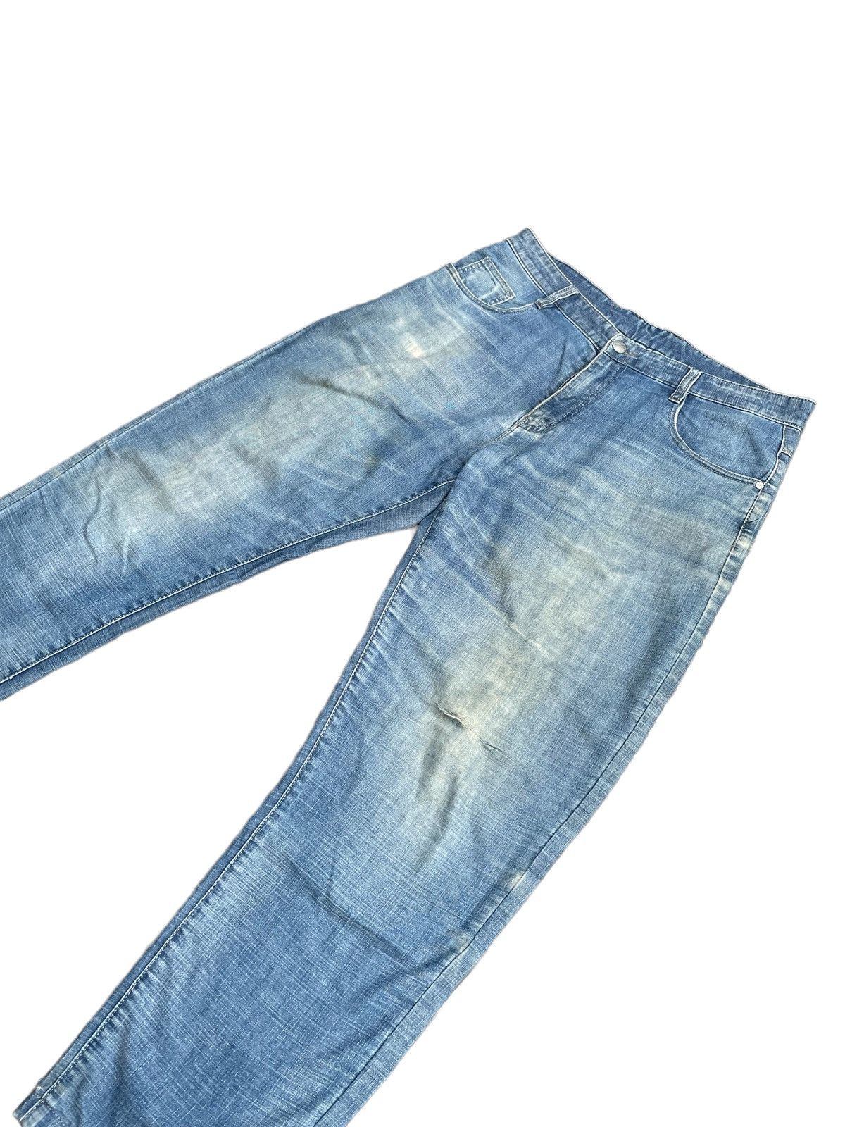 Designer × Marcelo Burlon Morcelo Burlon Country of Milan Distresed Denim Size US 34 / EU 50 - 3 Thumbnail