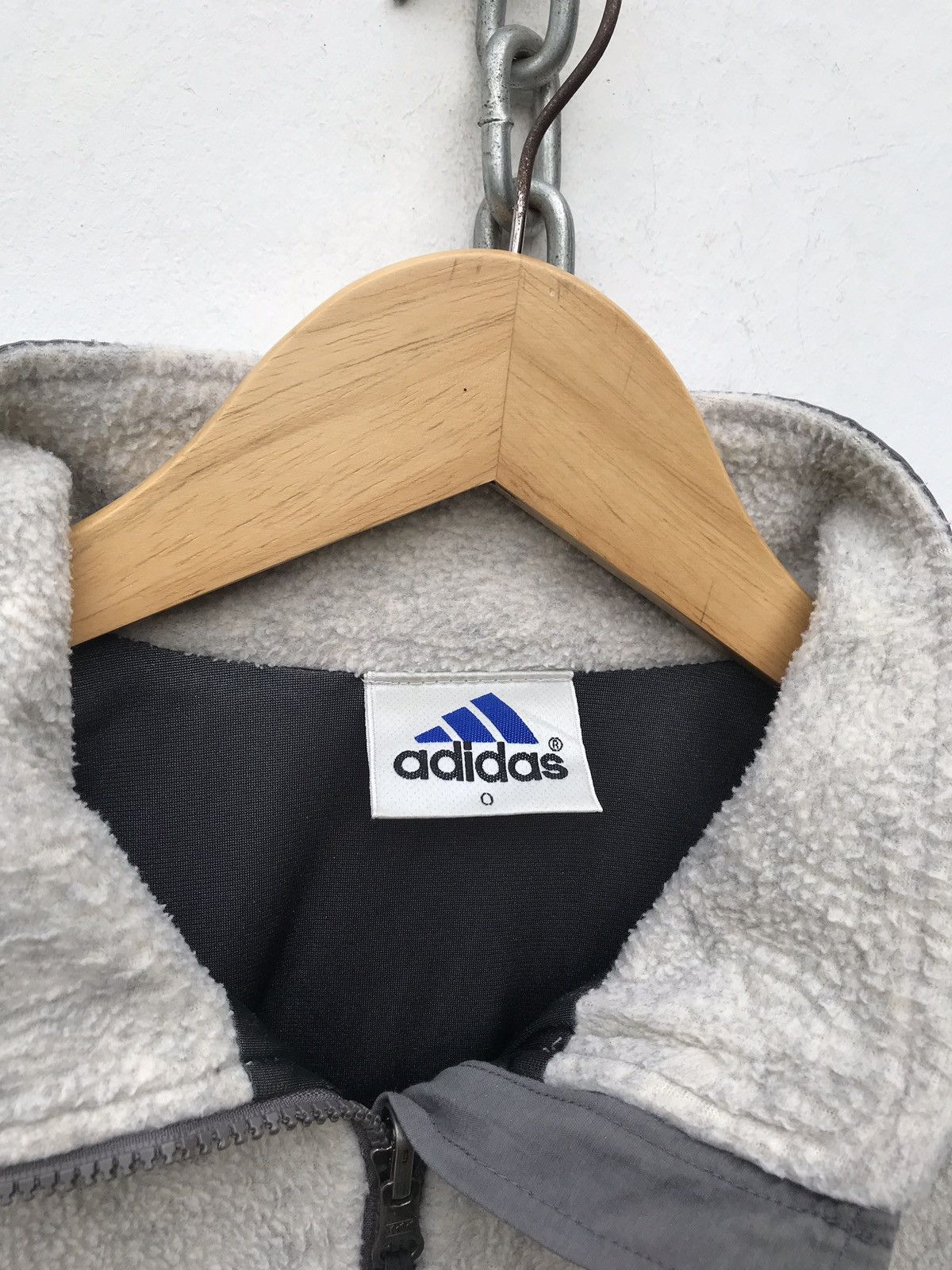 Adidas Vintage Adidas Japan Fleece Streetwear Jacket Size US L / EU 52-54 / 3 - 3 Thumbnail