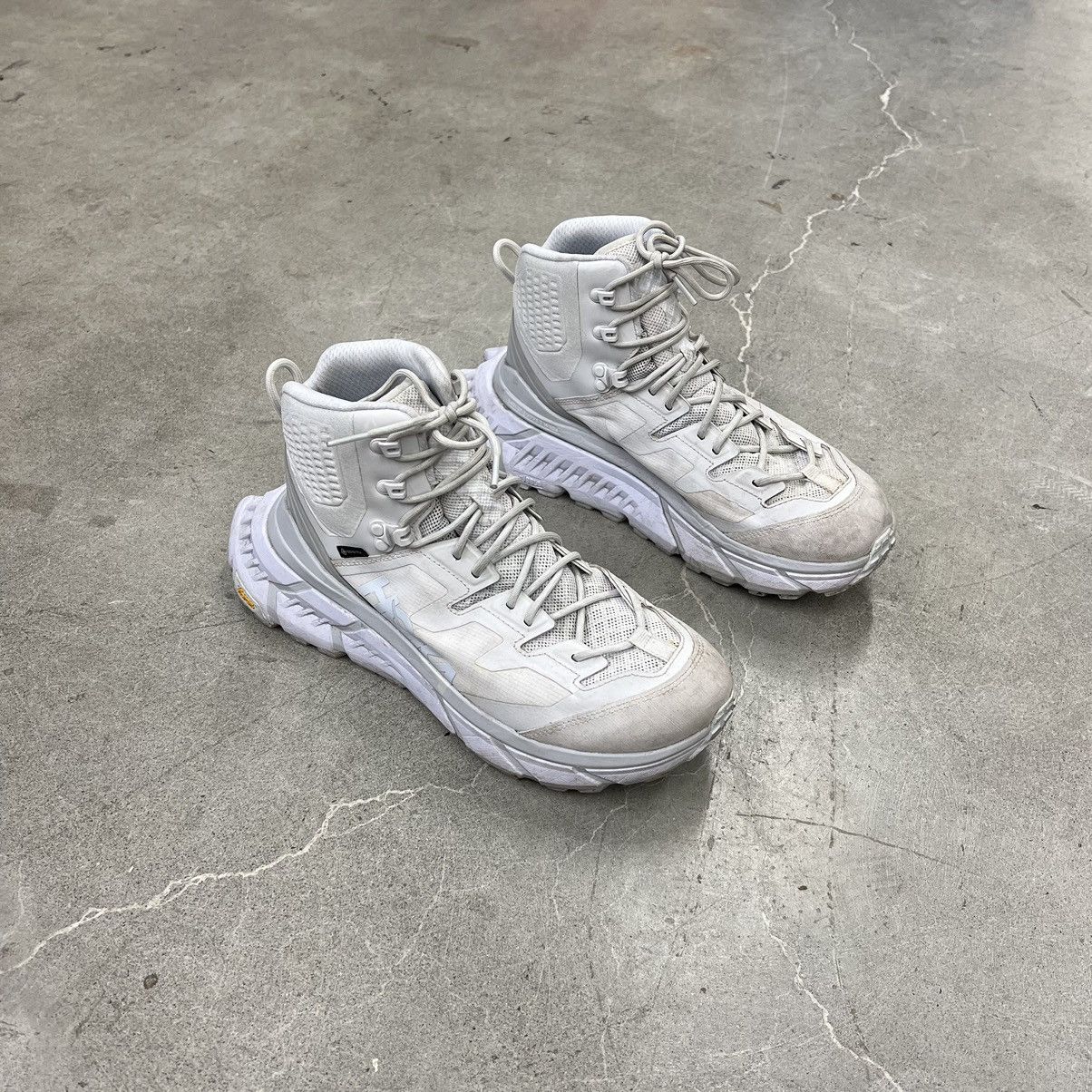 image of Hoka Tor Tennine Hike Gore-Tex Shoes in White, Men's (Size 9)