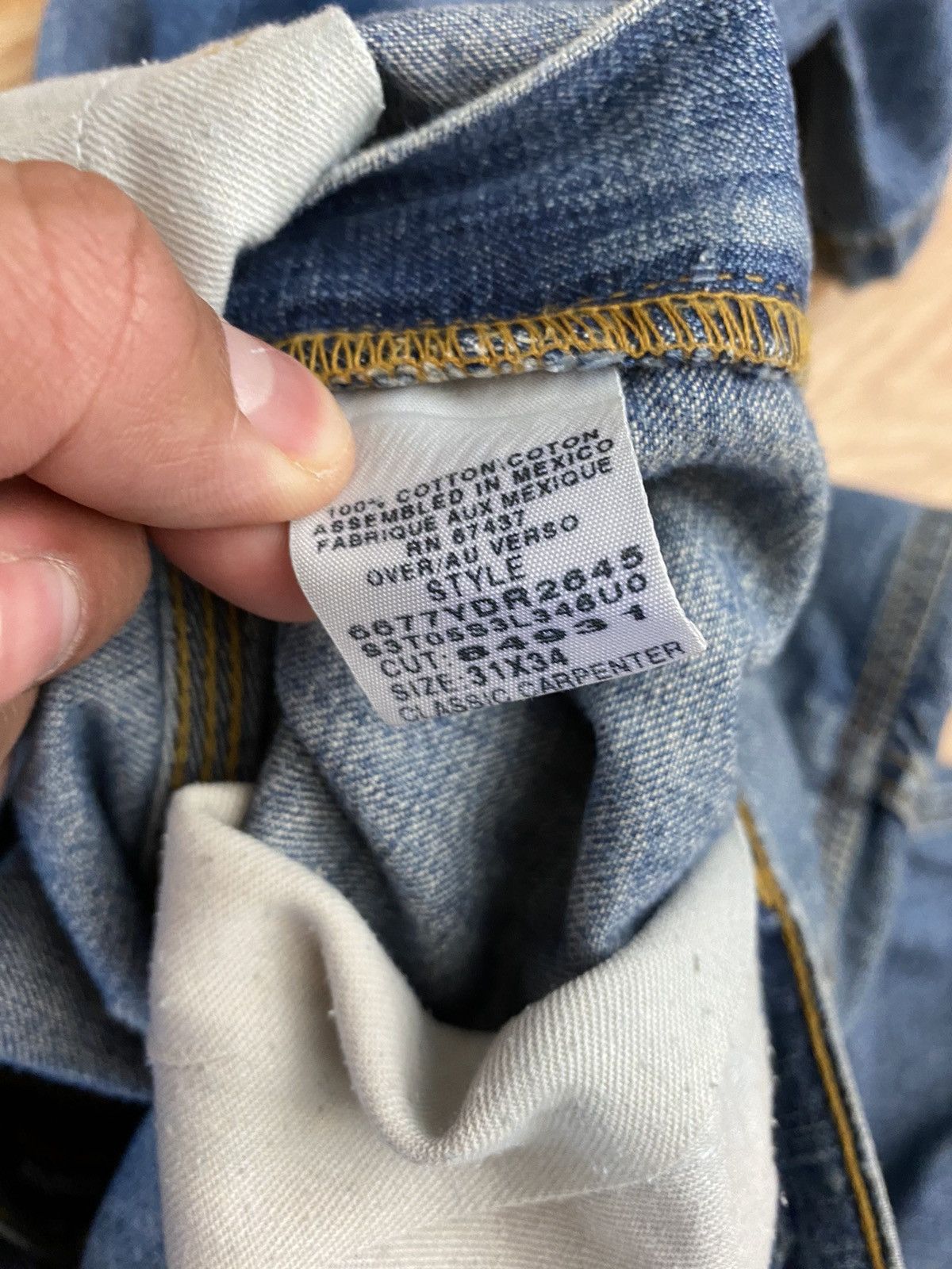 Ralph Lauren Vintage Polo Ralph Lauren MFG Co Carpenter Denim Jeans y2k Size US 34 / EU 50 - 9 Thumbnail
