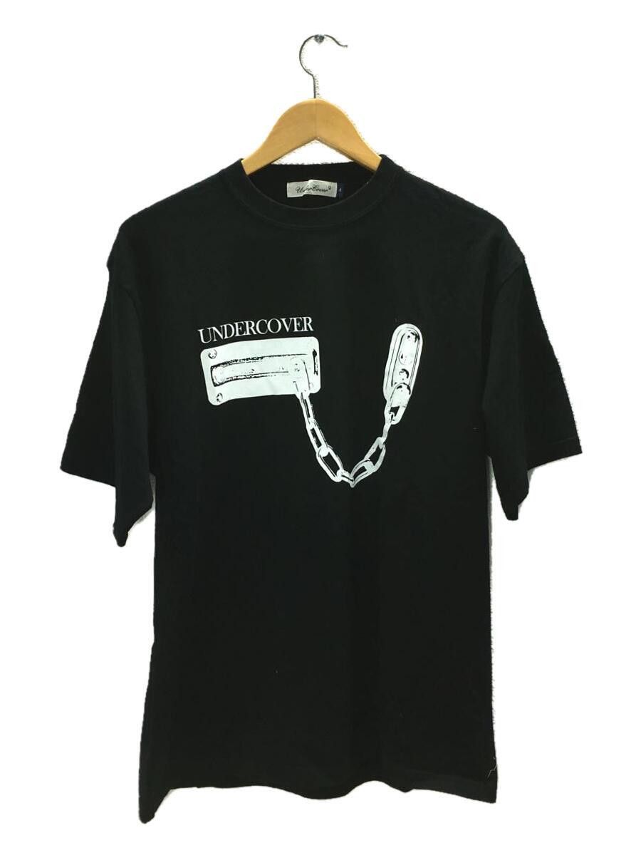 image of Undercover Ss22 Lock Motif Logo Tee in Black, Men's (Size XL)