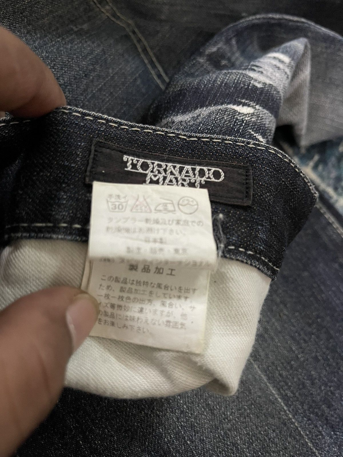 Tornado Mart Japanese Tornado Mart Painter Distressed Flare Jeans Size US 30 / EU 46 - 10 Thumbnail