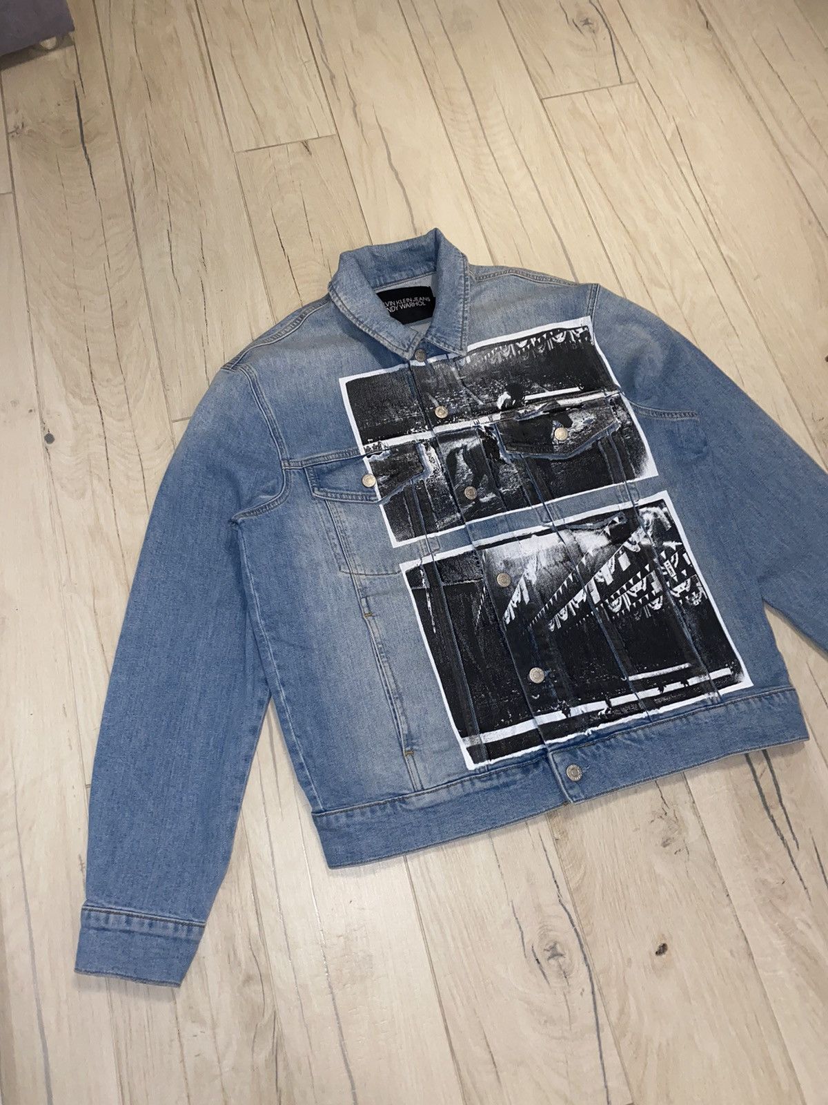 Calvin Klein 205W39NYC Calvin Klein X Andy Warhol Rodeo Printed Denim Jacket Size US L / EU 52-54 / 3 - 3 Thumbnail