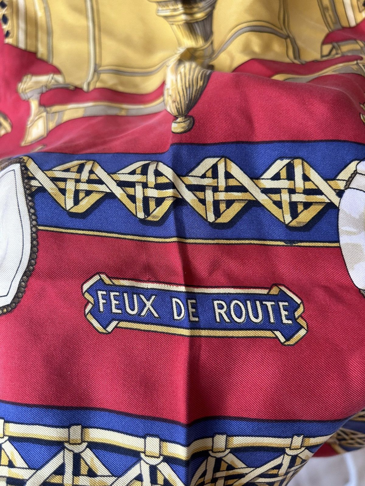 Hermes × Vintage Hermes Silk Scarf Size ONE SIZE - 5 Thumbnail