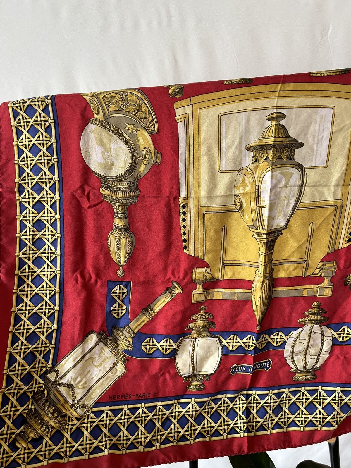 Hermes × Vintage Hermes Silk Scarf Size ONE SIZE - 2 Thumbnail
