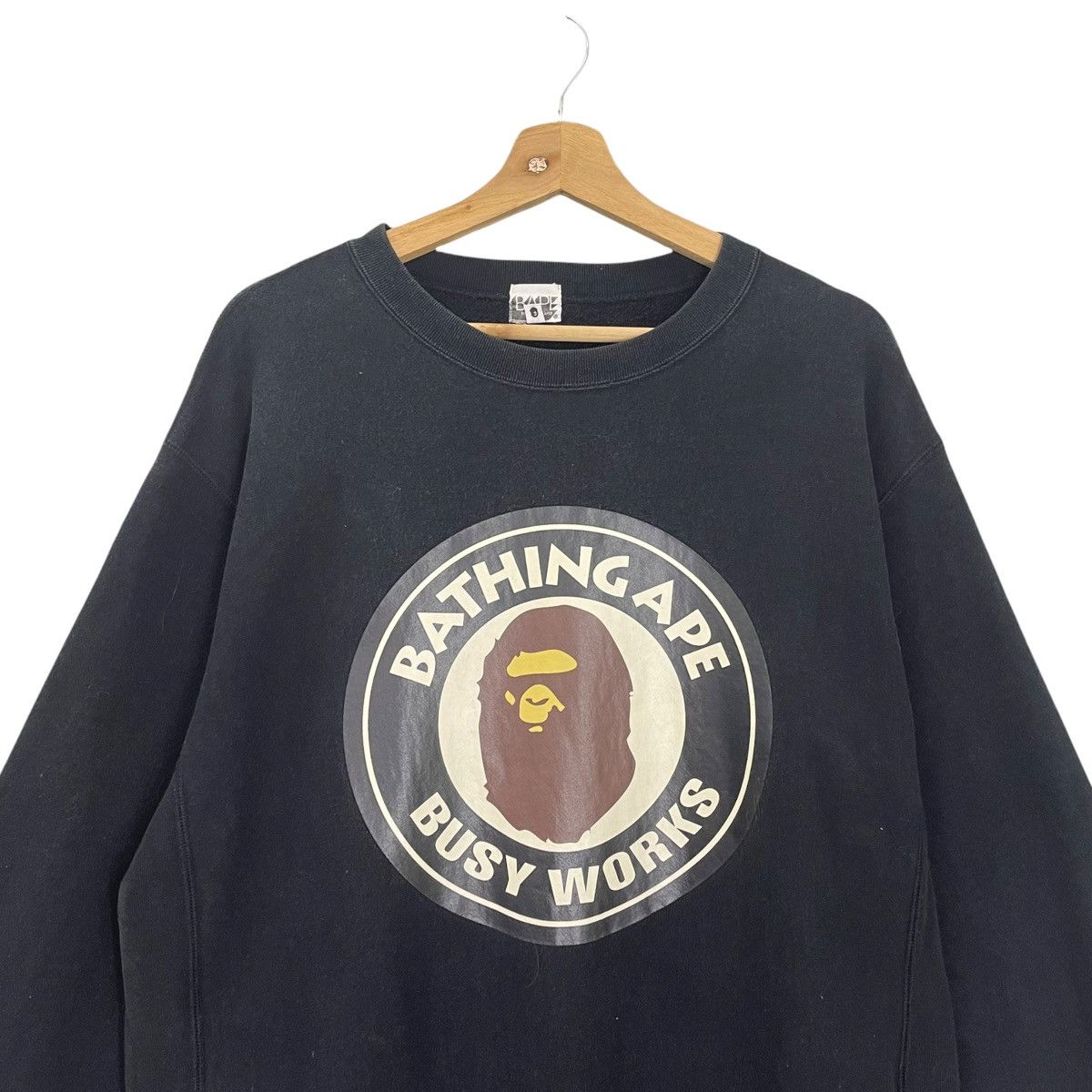 Bape Vintage 90s Bathing Ape Busy Works Crewneck Size US L / EU 52-54 / 3 - 3 Thumbnail