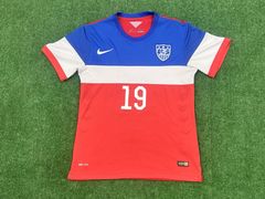 UNITED STATES USA 2014 NIKE HOME INTERNATIONAL SOCCER JERSEY SMALL – The  Felt Fanatic