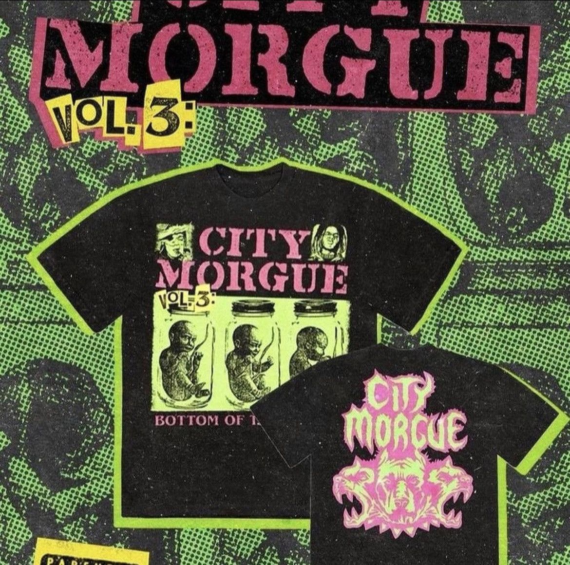 Band Tees × G59 Records × Gnarcotic CITY MORGUE VOL 3 BOTB TEE Size US M / EU 48-50 / 2 - 1 Thumbnail